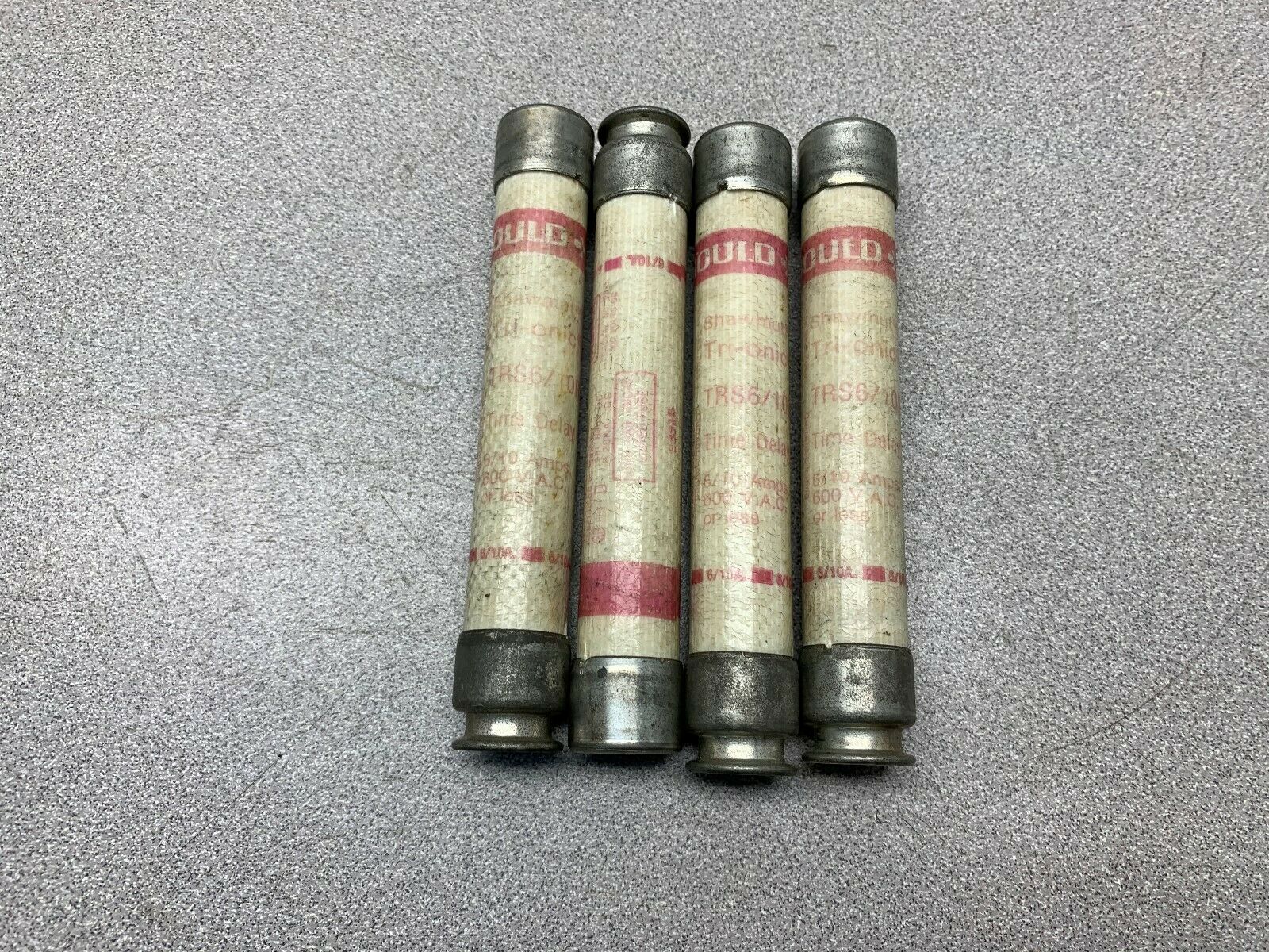 LOT OF 4 NEW NO BOX GOULD FUSE TRS6/10R