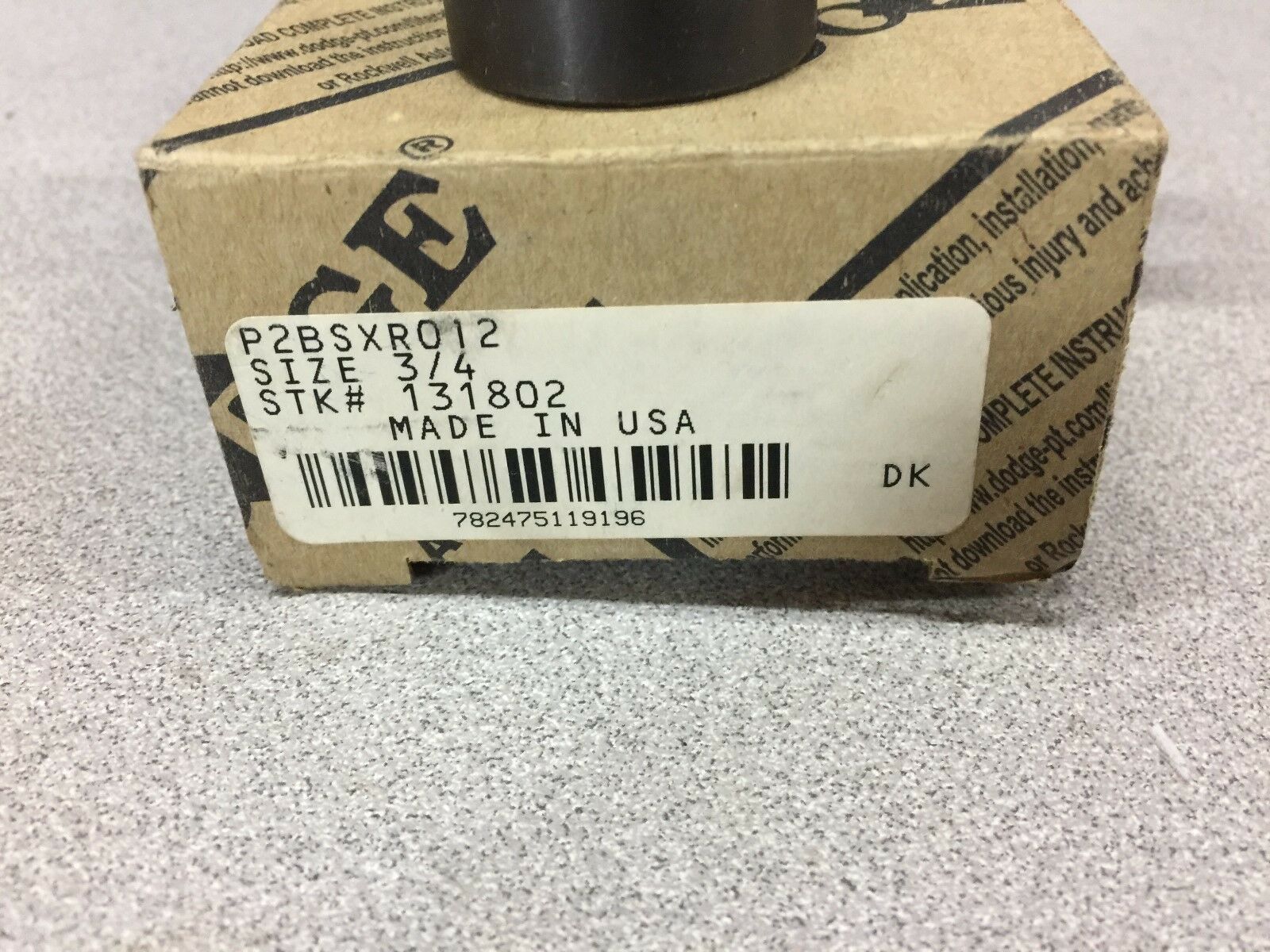 NEW IN BOX DODGE 3/4" PILLOW BLOCK BEARING P2BSXR012