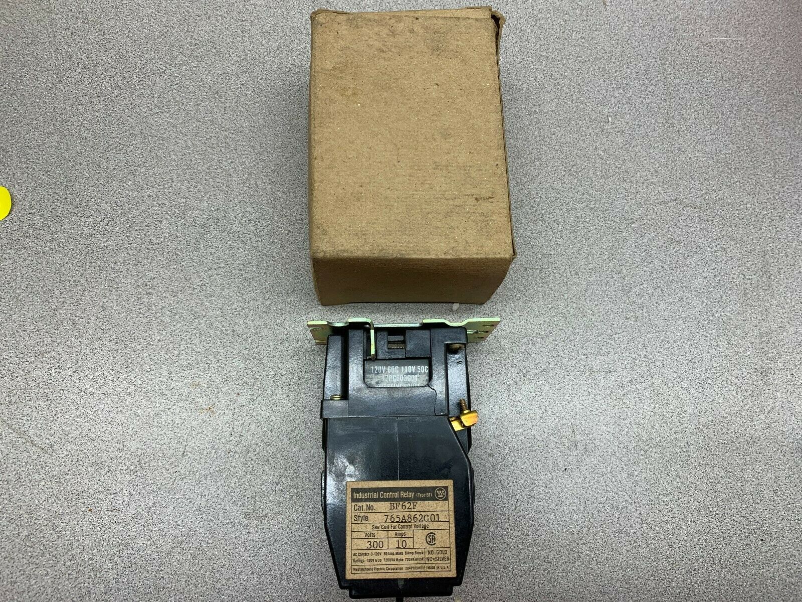 LOT OF 2 NEW IN BOX INDUSTRIAL CONTROL RELAY BF26F