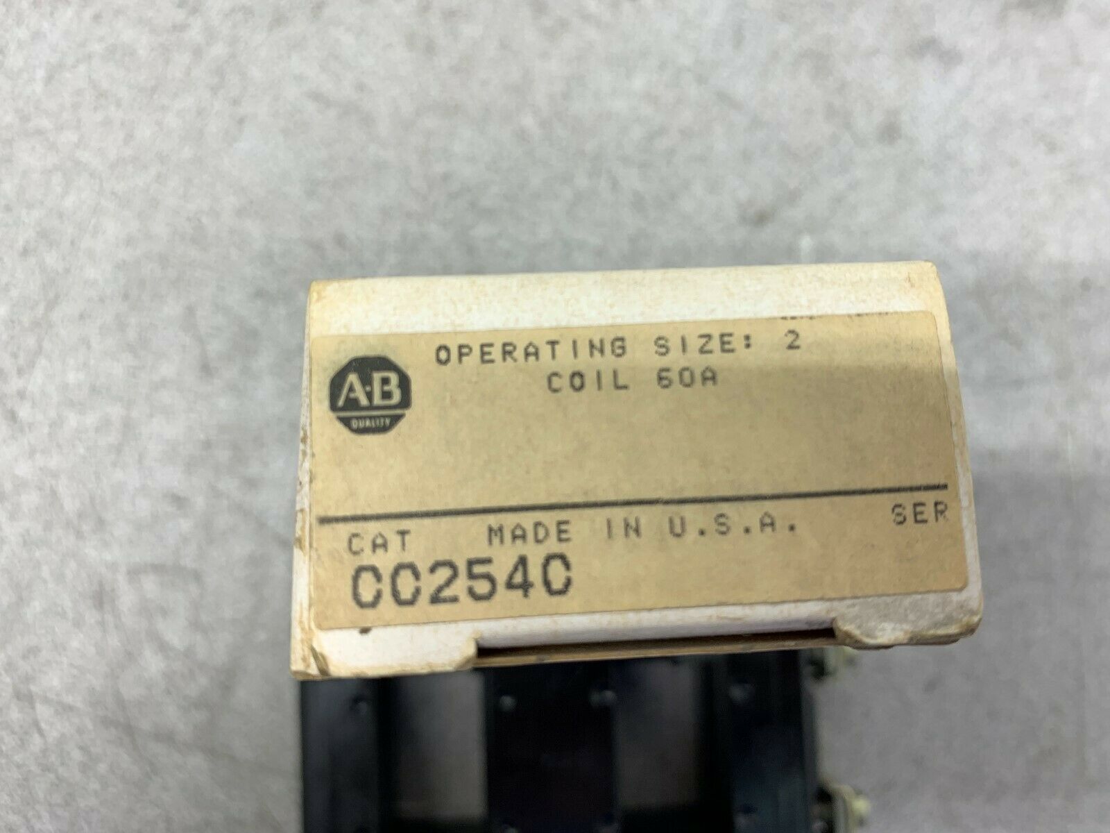 NEW IN BOX ALLEN BRADLEY COIL CC0254C