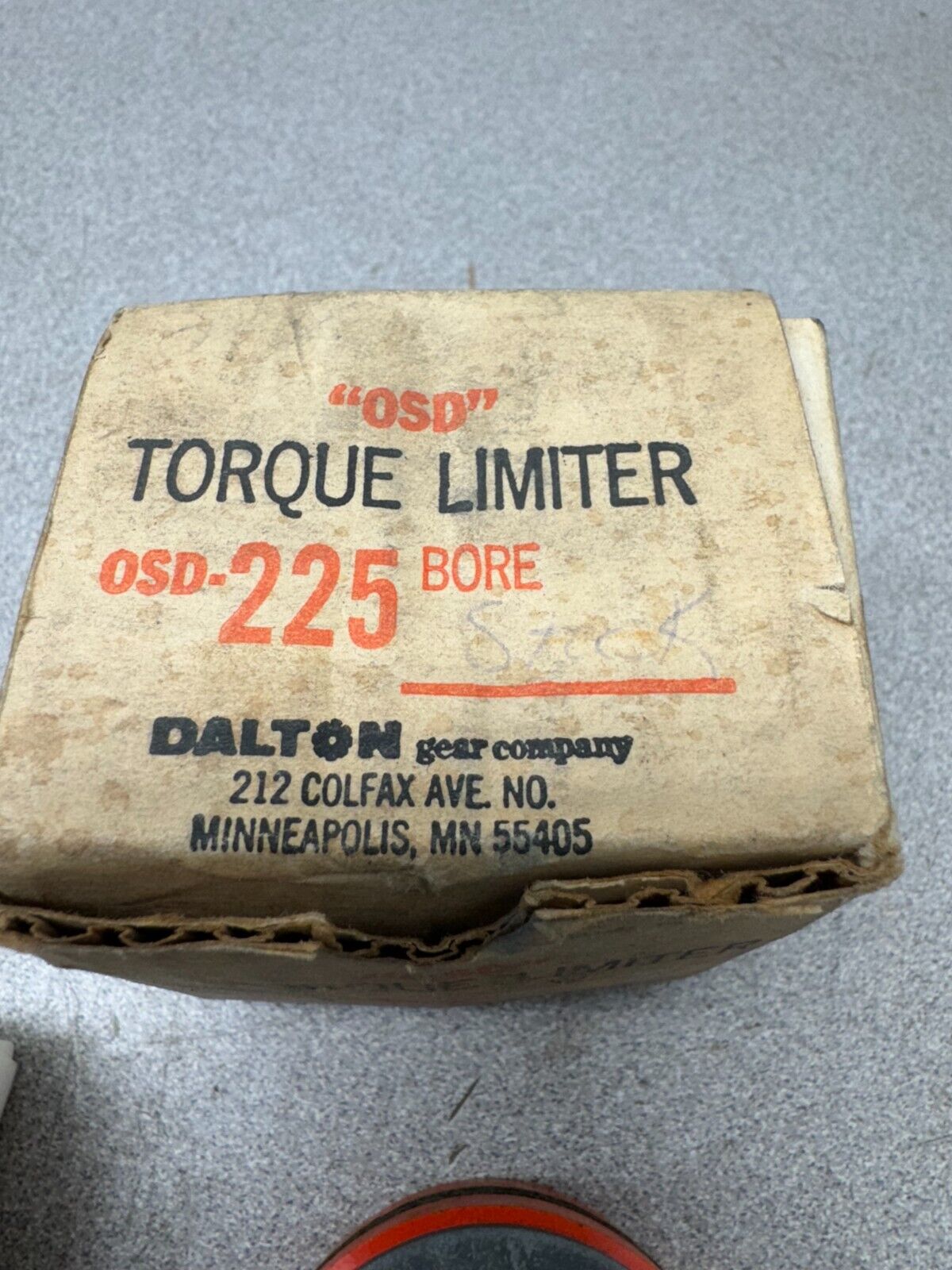 NEW IN BOX DALTON TORQUE LIMITER OSD-225