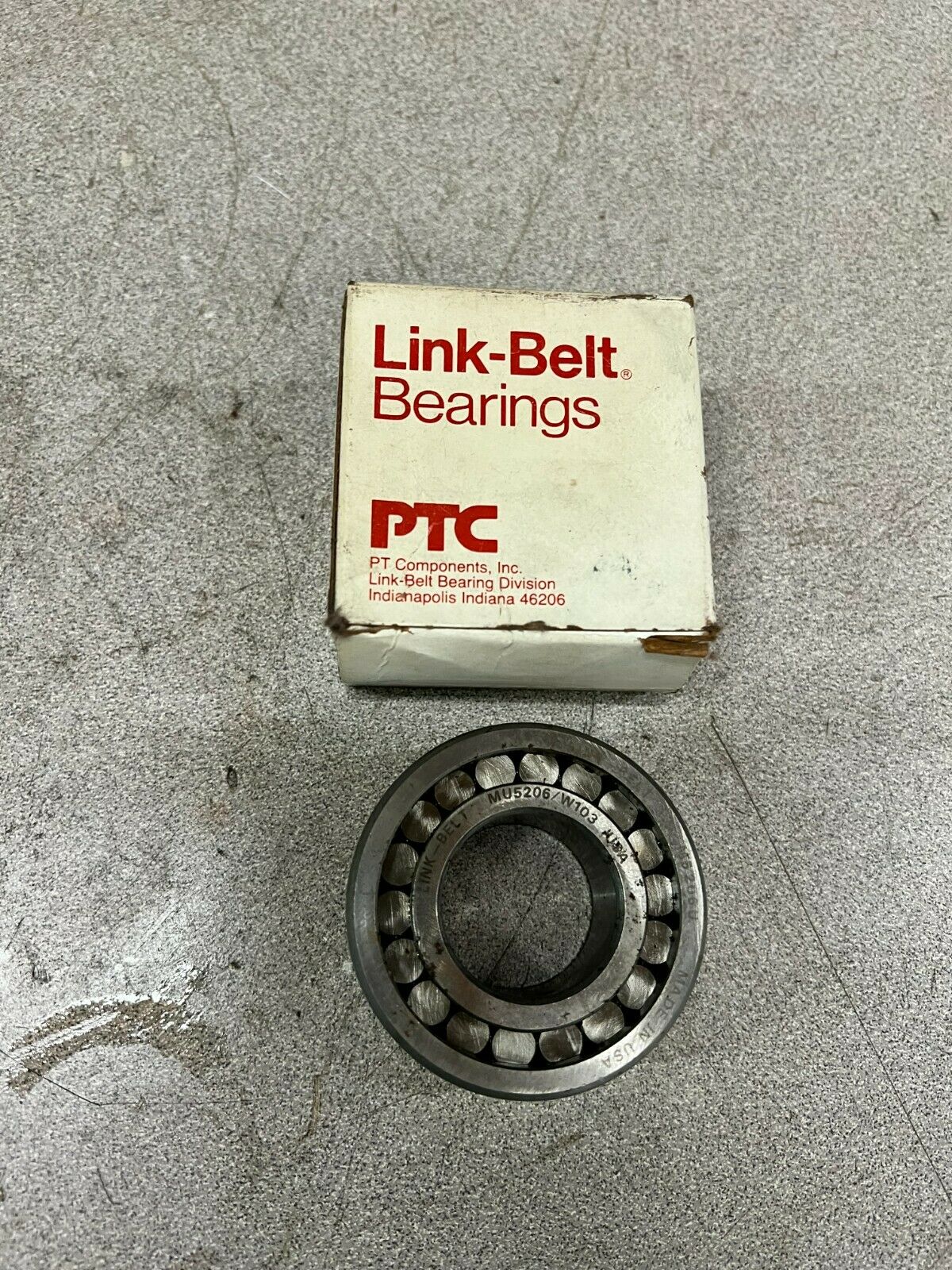 NEW IN BOX LINKBELT MUB5206TM CYLINDRICAL BEARING MU5206