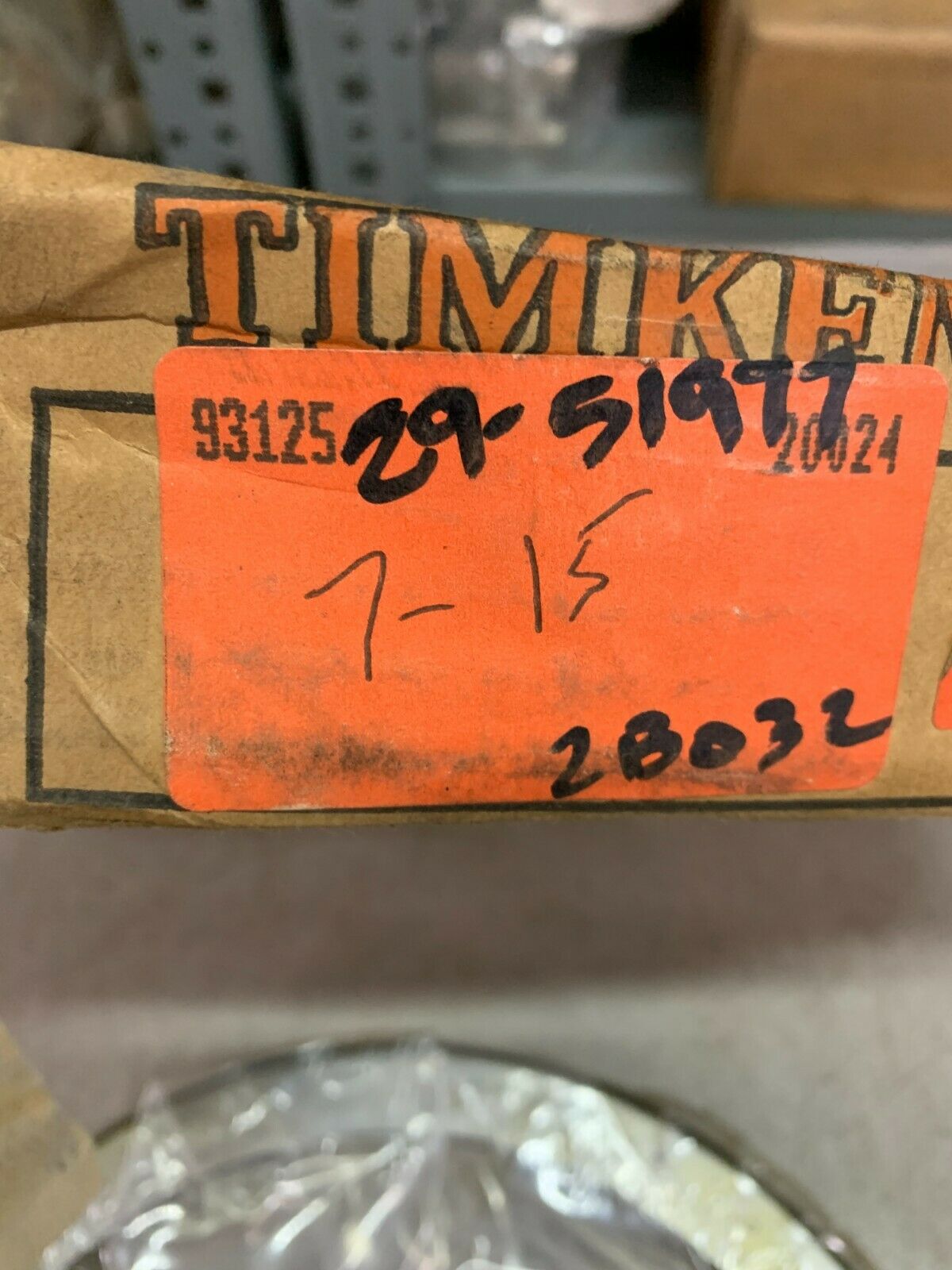 NEW IN BOX TIMKEN ROLLER BEARING RACE 93125 CUP