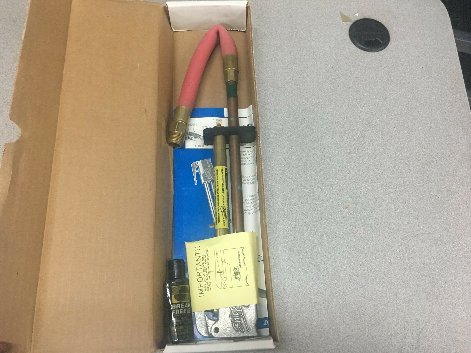 NEW IN BOX SHIPPERS INFLATOR KIT 163055