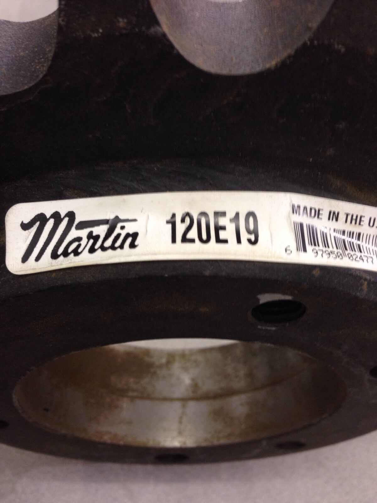 NEW MARTIN 120E19 SPROCKET 120E19  3-3/4" BORE 19 TEETH