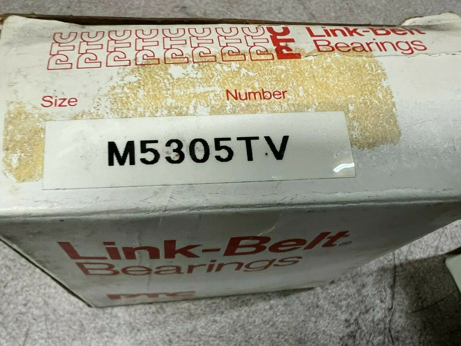 NEW IN BOX LINKBELT M5305E CYLINDRICAL BEARING M5305TV