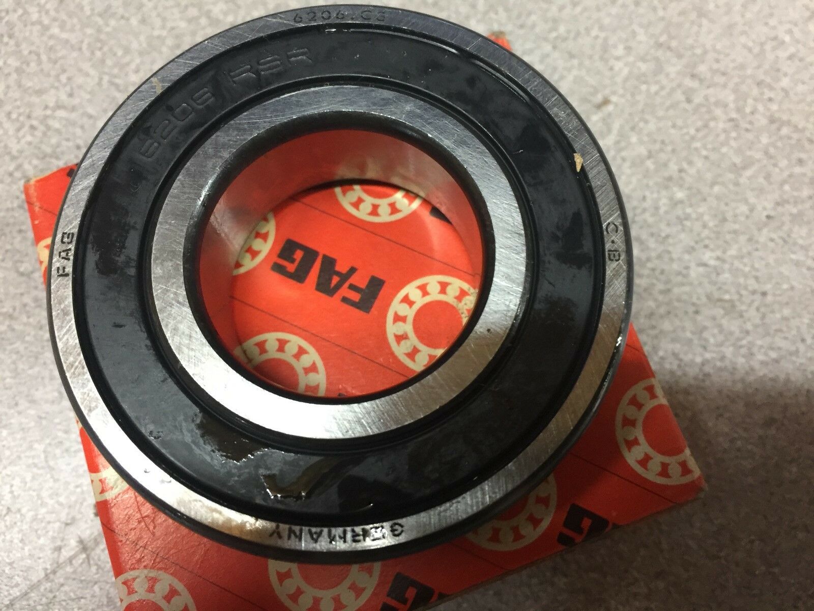 NEW IN BOX FAG BEARING 6206 2ZR C3