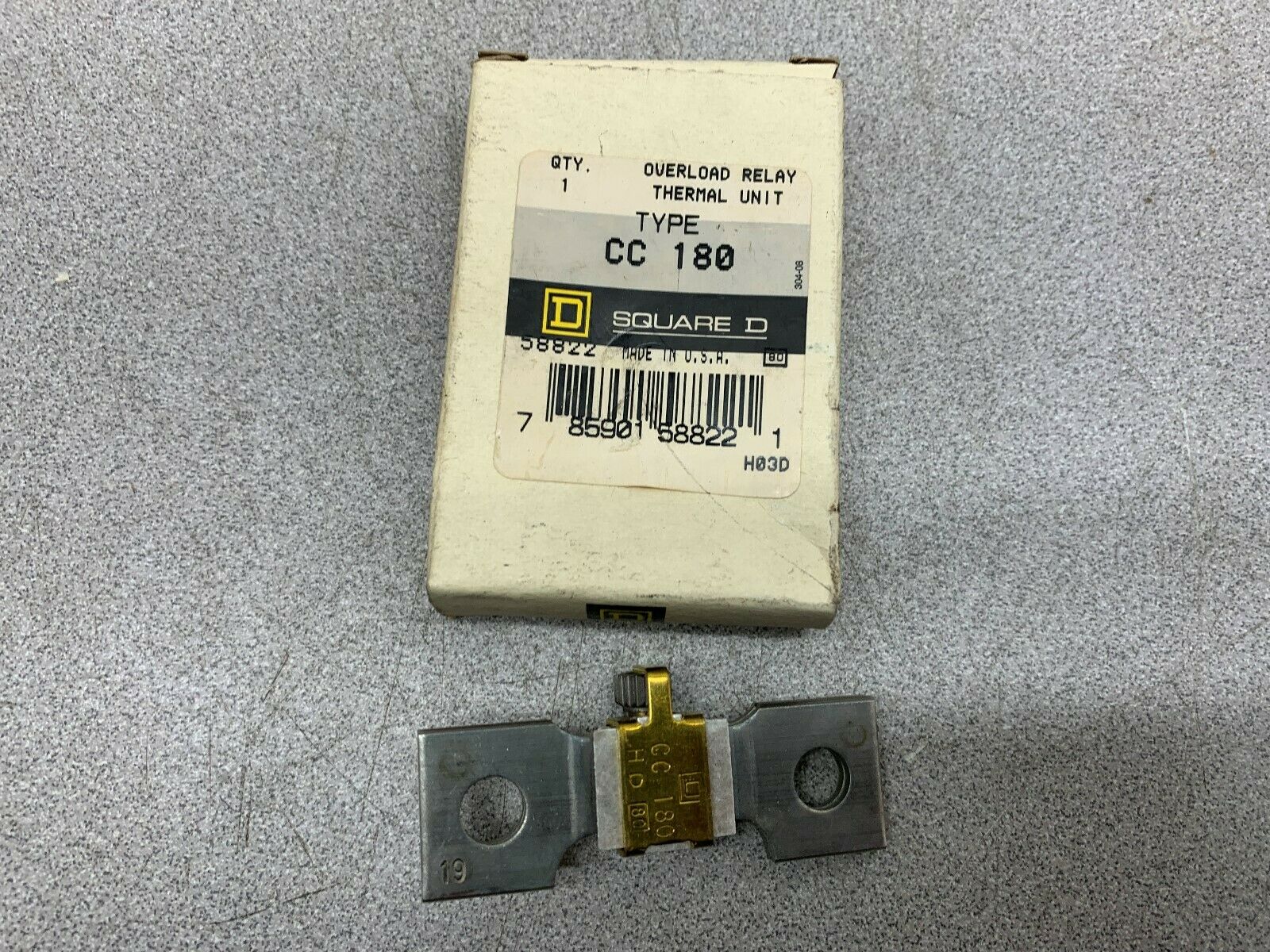 LOT OF 2 NEW IN BOX SQUARE D RELAY CC180