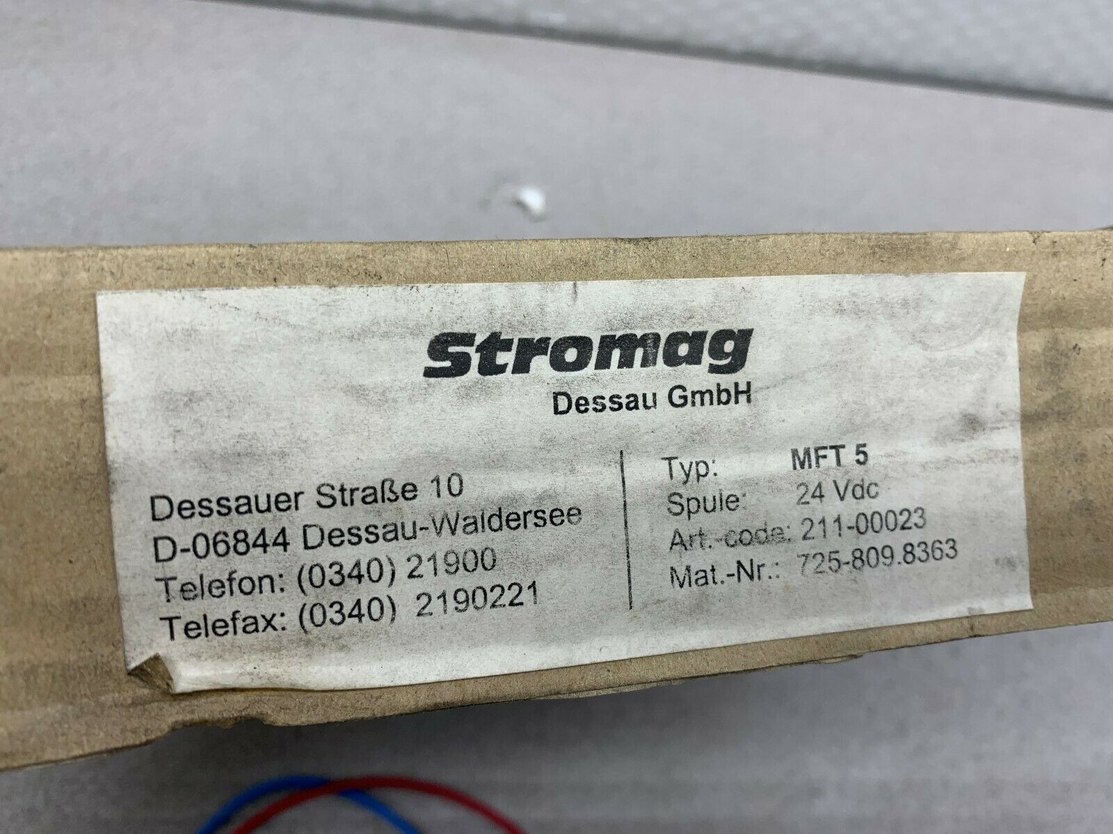 NEW IN BOX STROMAG CLUTCH MFT 5/01 BRAKE 211-00023