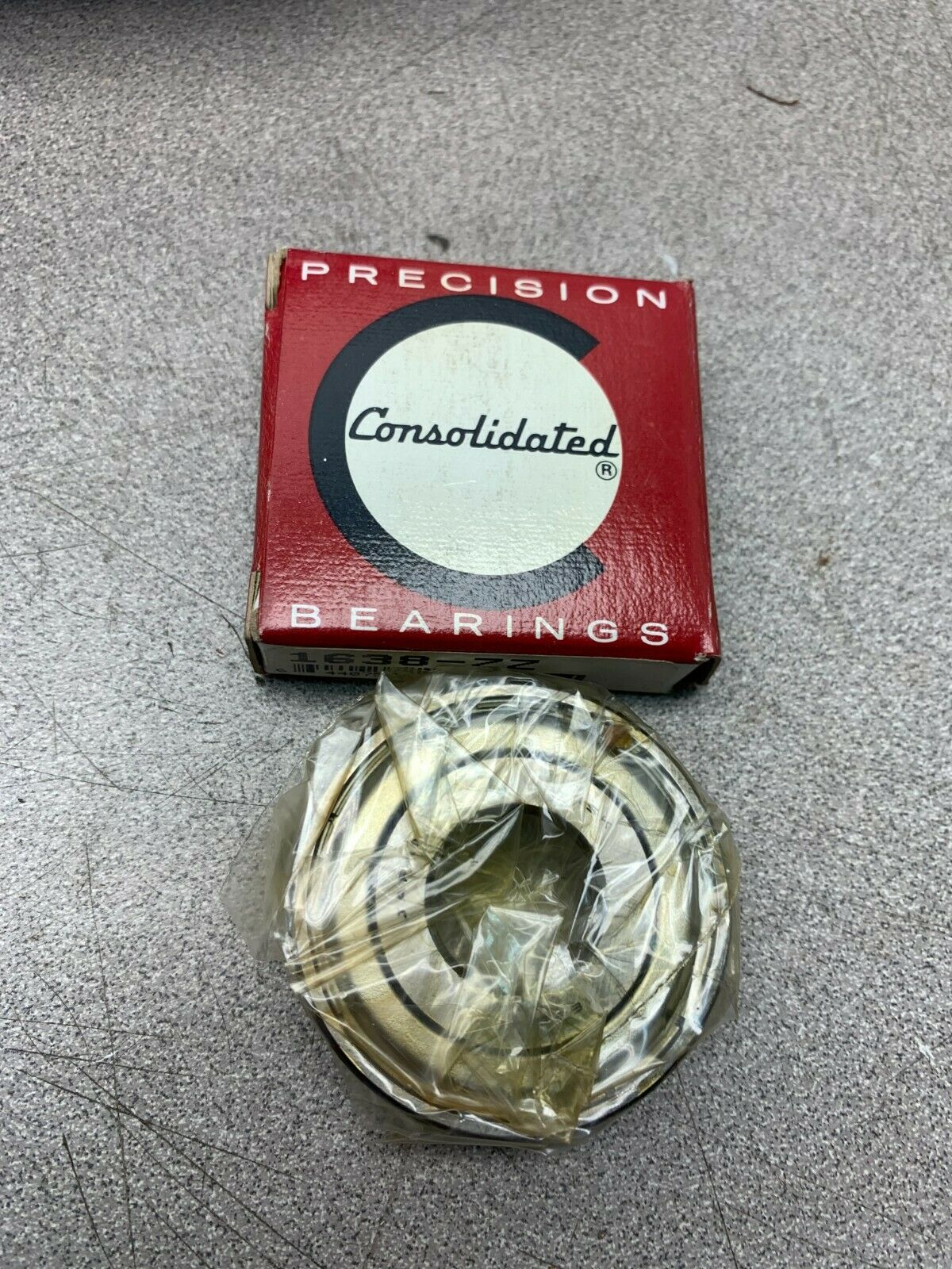 NEW IN BOX CONSOLIDATED BALL BEARING 1638-ZZ