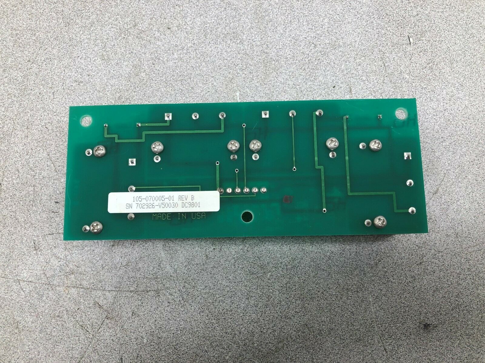 USED PACIFIC SCIENTIFIC CIRCUIT BOARD 105-070005-01