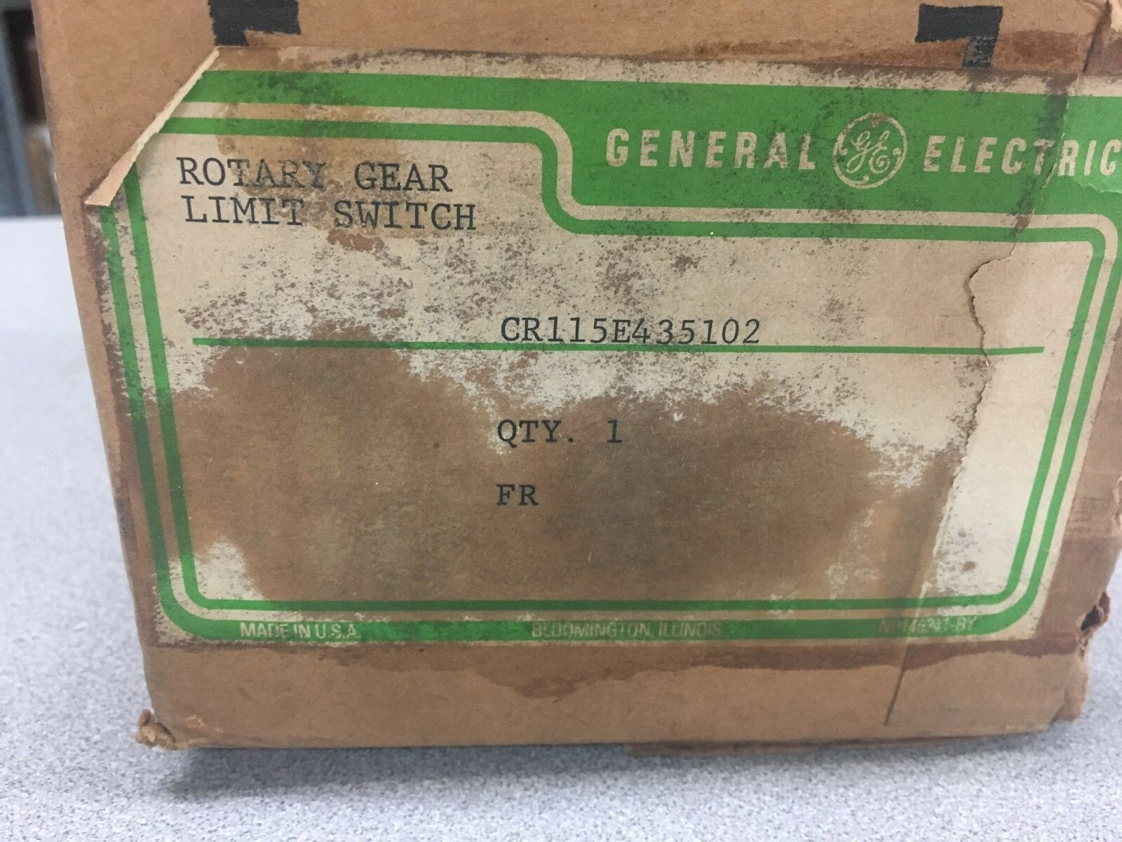 NEW IN BOX GE ROTARY GEAR LIMIT SWITCH CR115E435102