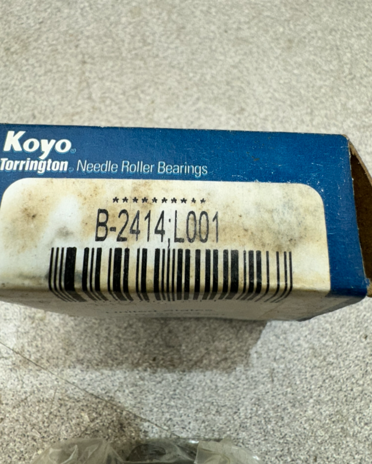 LOT OF 9 NEW IN BOX KOYO B-2414;L001 BEARING B-2414