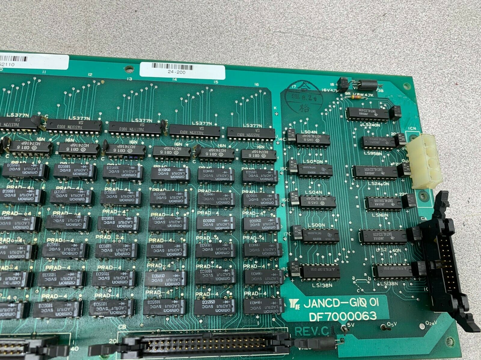 USED YASKAWA JANCD-GIO01 CIRCUIT BOARD DF7000063