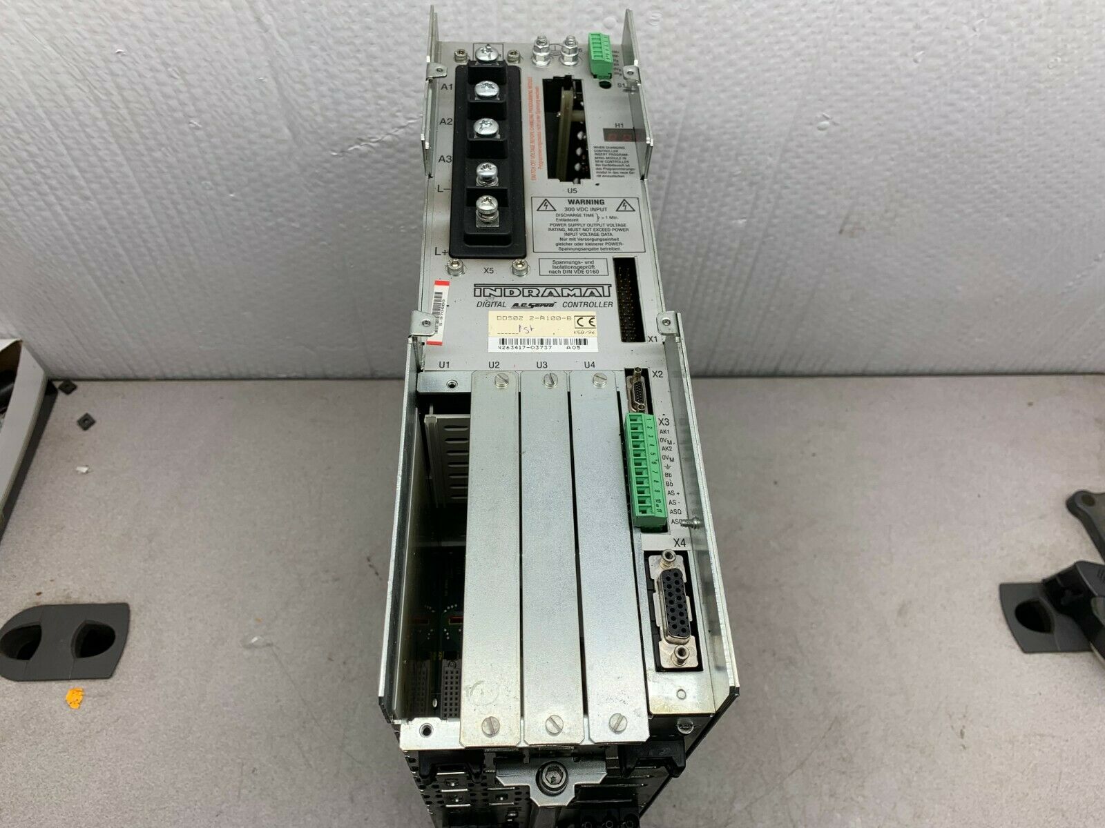 USED INDRAMAT DIGITAL AC SERVO CONTROLLER DDS02.2-A100-B