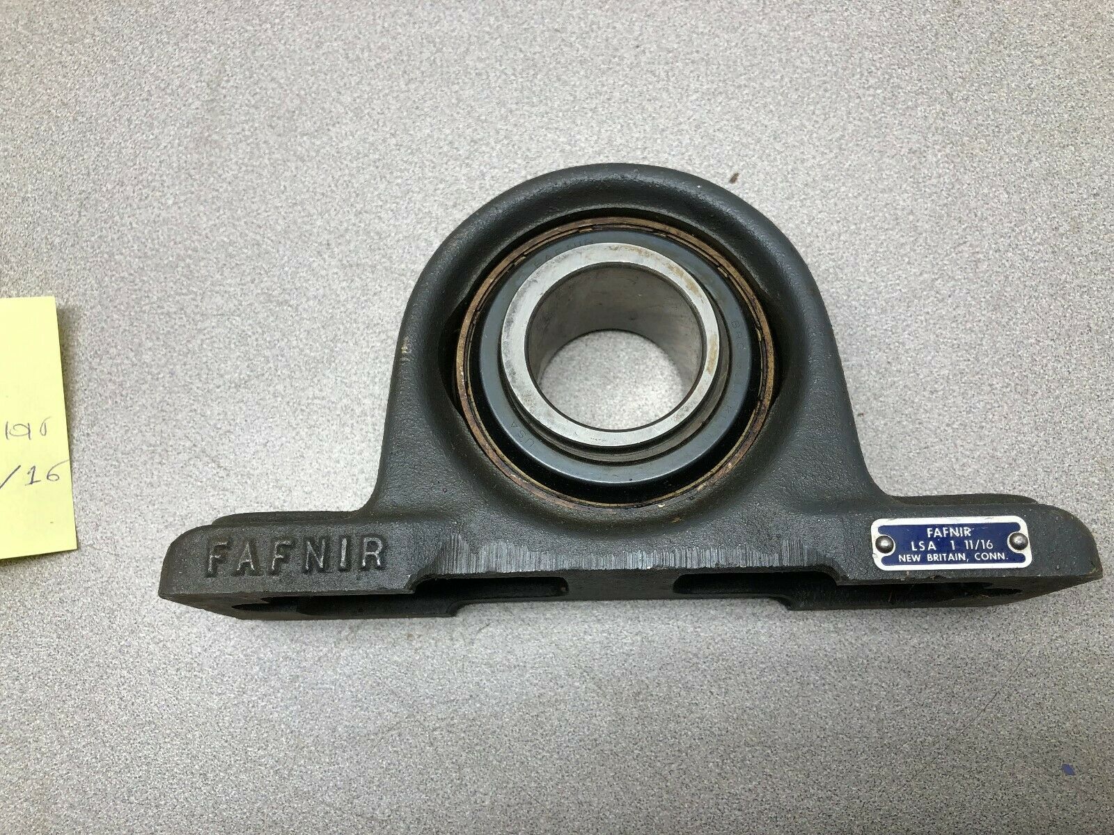 NEW NO BOX MISSING COLLAR FAFNIR PILLOW BLOCK BEARING LSA 1 11/16