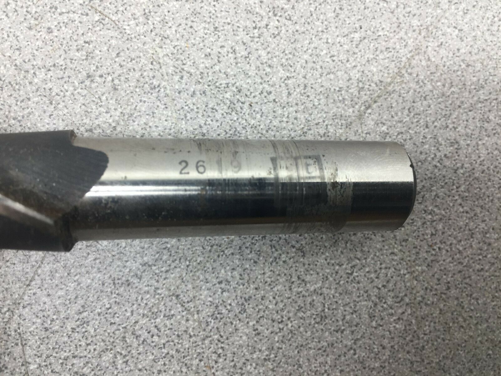 USED ILLINOIS TOOL 1" DIA 5/8 SHANK 2 FLUTES SINGLE END MILL 2619