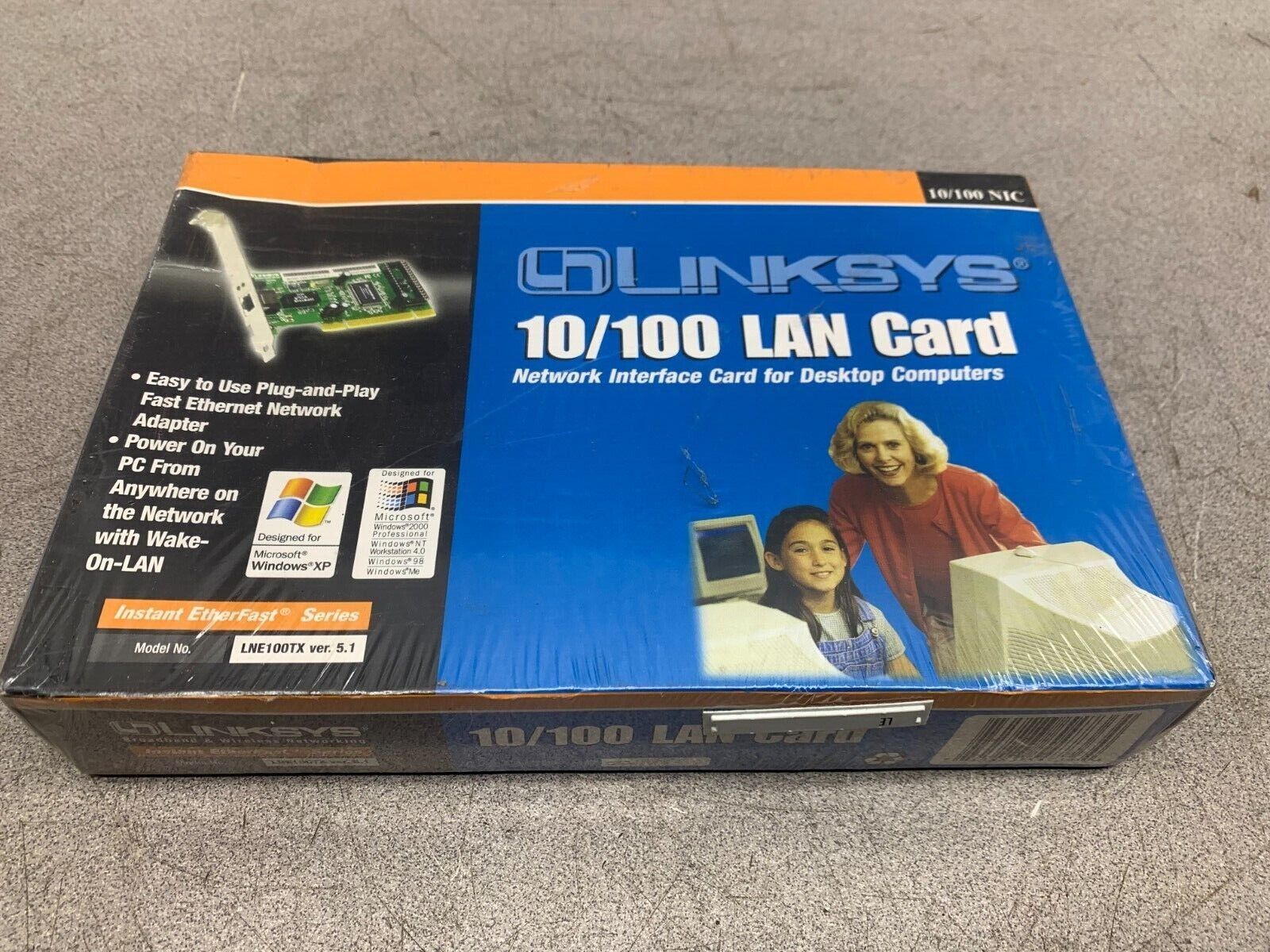 NEW SEALED BOX LINKSYS 10/100 NIC NETWORK INTERFACE CARD 10/100 LAN