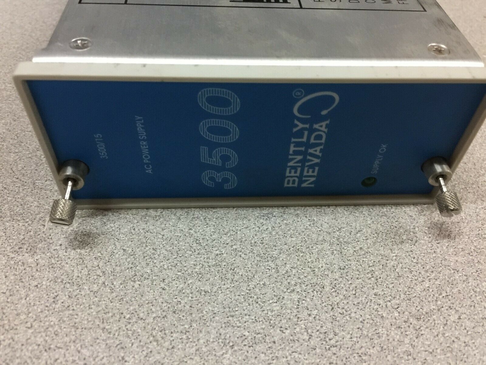 USED BENTLY NEVADA 3500 POWER SUPPLY 126399-01G