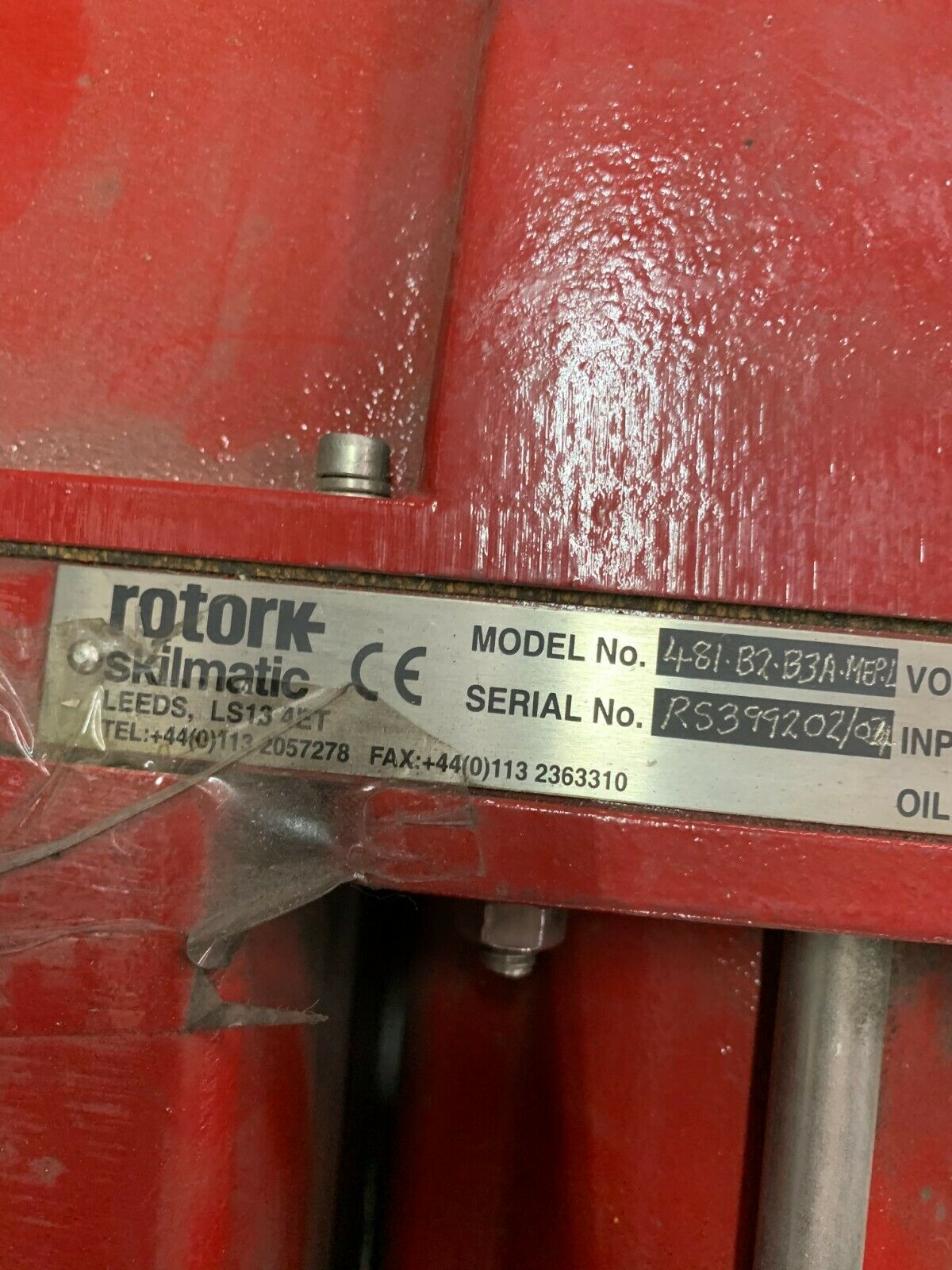 NEW NO BOX ROTORK SKILMATIC ACTUATOR 481-B2-B3A-MEPL