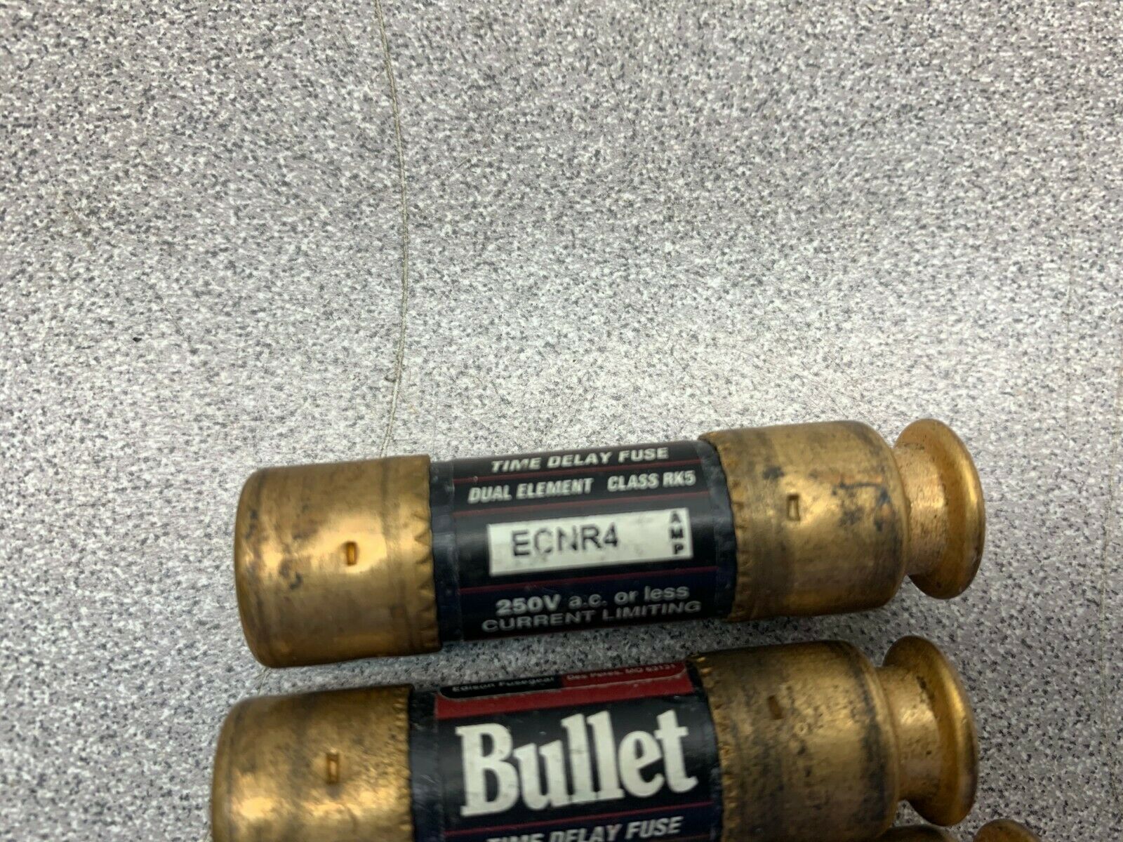 LOT OF 5 NEW NO BOX BULLET FUSE ECNR4