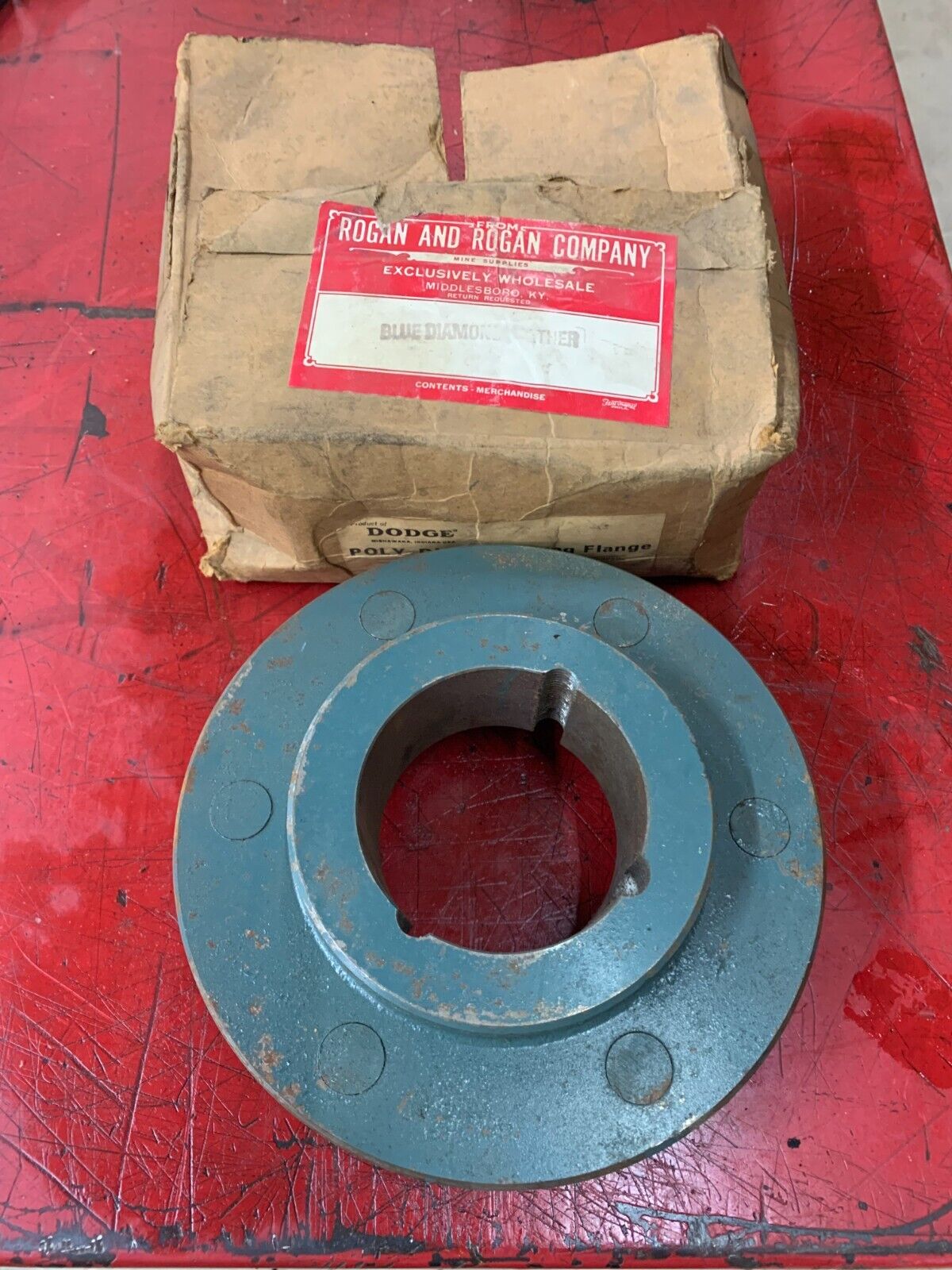 NEW IN BOX DODGE SIZE 8 TYPE H POLY-DISC COUPLING FLANGE 008047