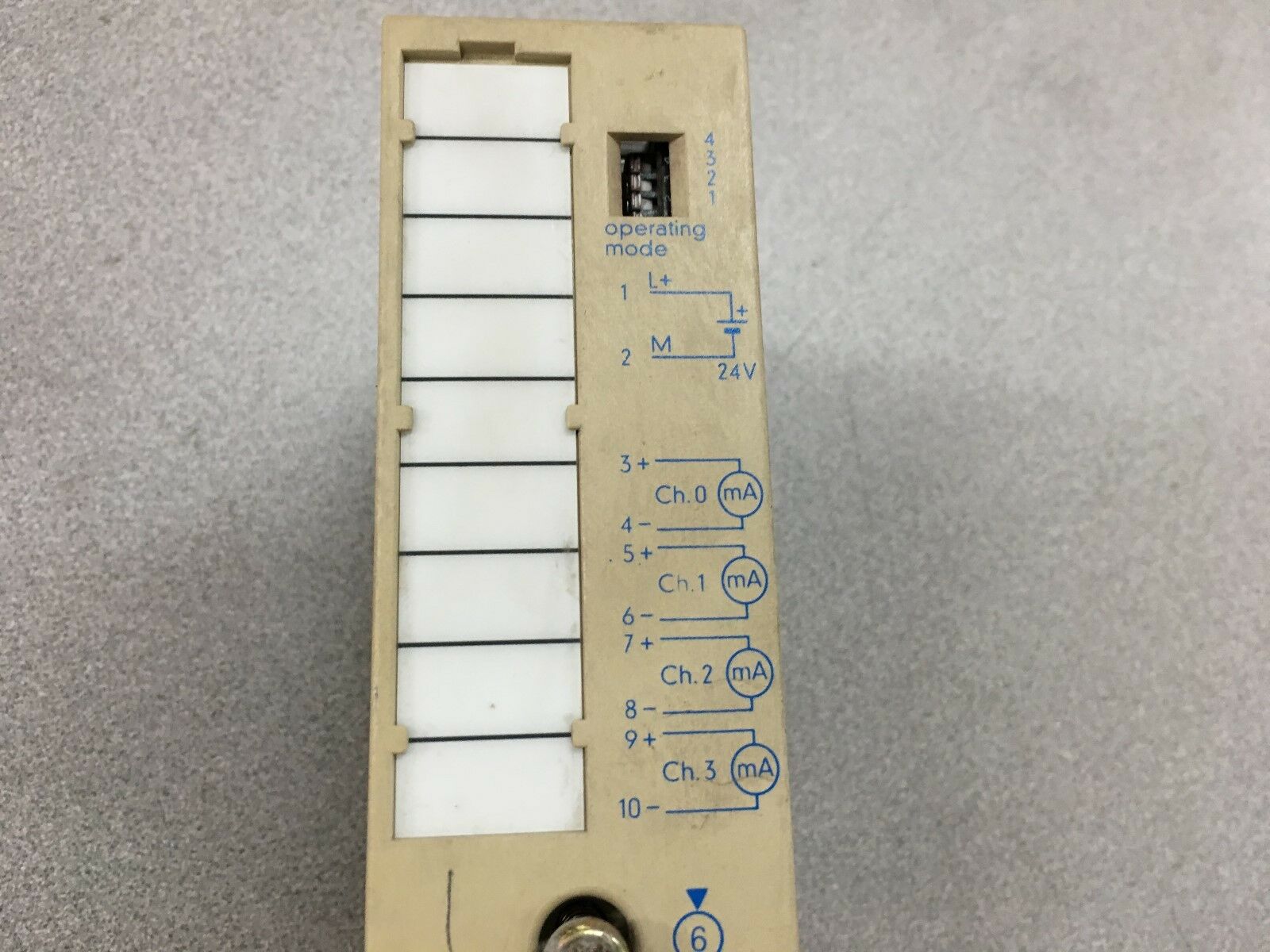 USED WESTINGHOUSE ANALOG INPUT MODULE NL-542