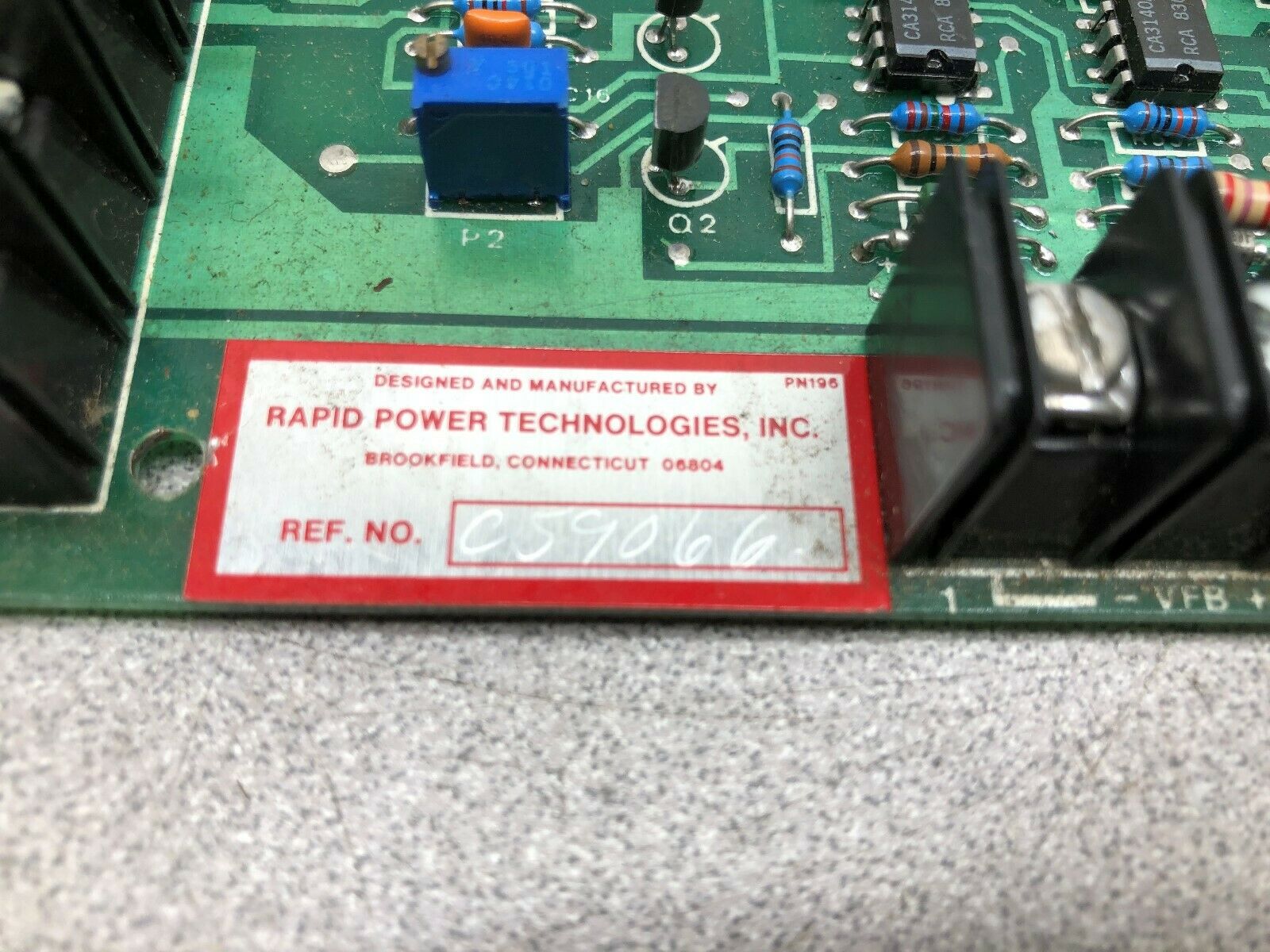 USED RAPID POWER CIRCUIT BOARD C59066