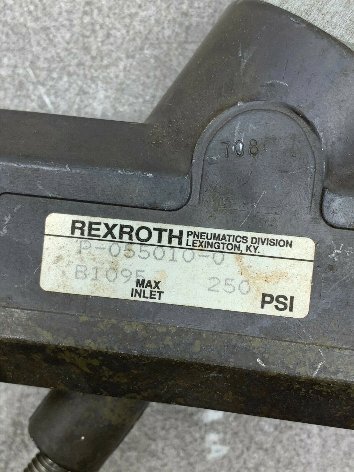 NEW REXROTH 3/4" PNEUMATIC VALVE P-055010-0