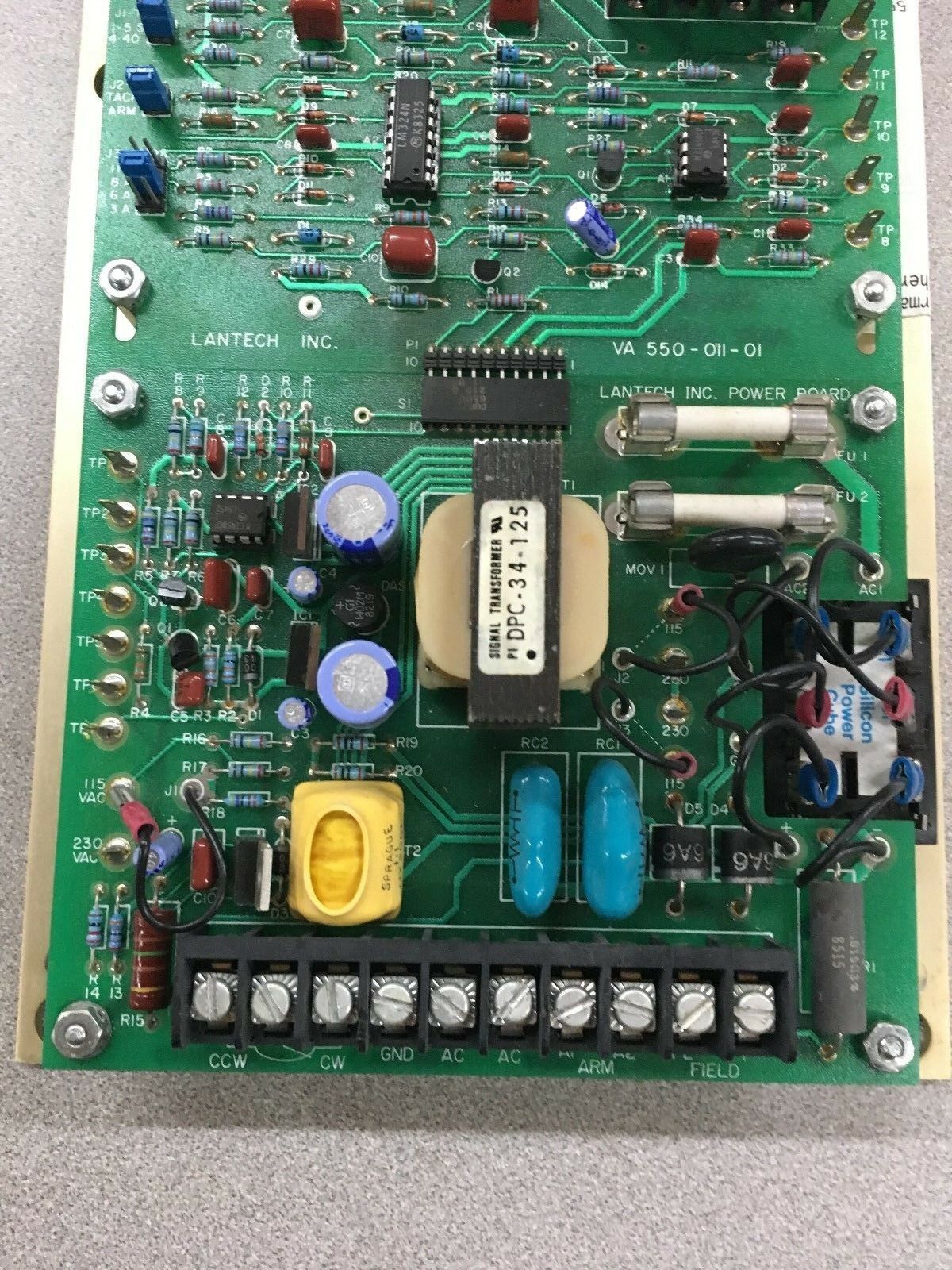 USED LANTECH POWER BOARD VA 550-011-01