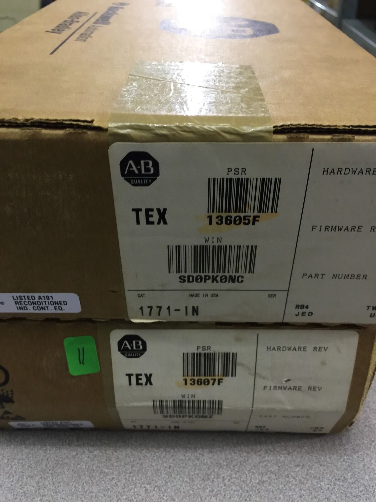 NEW FACTORY SEALED 1771IN ALLEN-BRADLEY PLC-5 INPUT MODULE 1771-IN