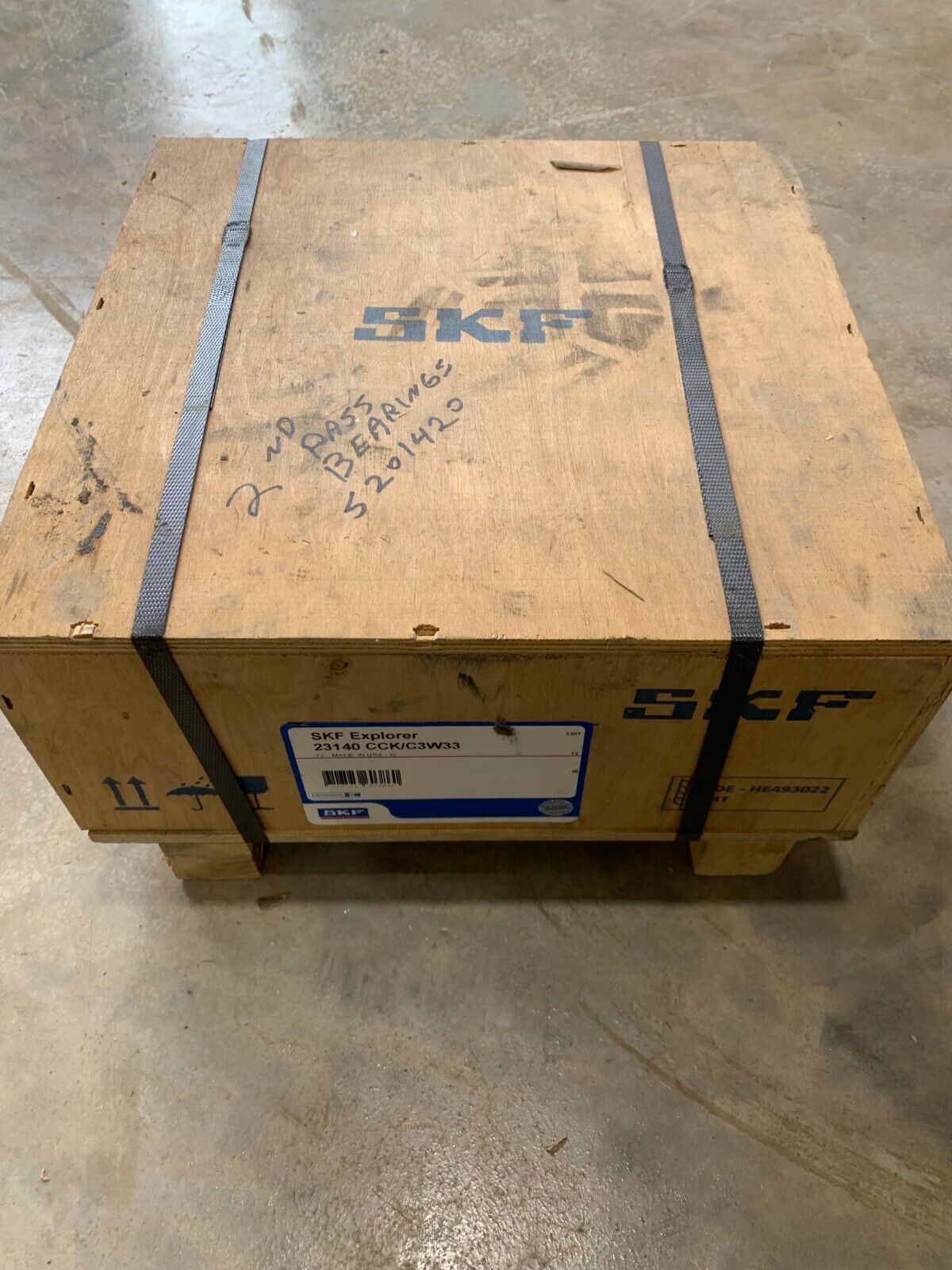 NEW IN CRATE SKF 23140CCKC3W33 EXPLORER SPHERICAL ROLLER BEARING 23140 CCK/C3W33