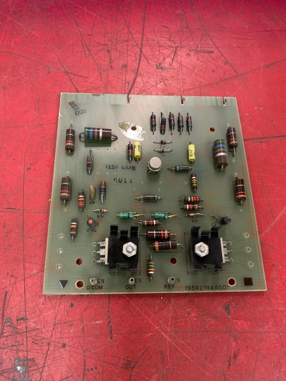 USED GENERAL ELECTRIC POWER UNIVERSAL AMPLIFIER BOARD 193X274AAG01