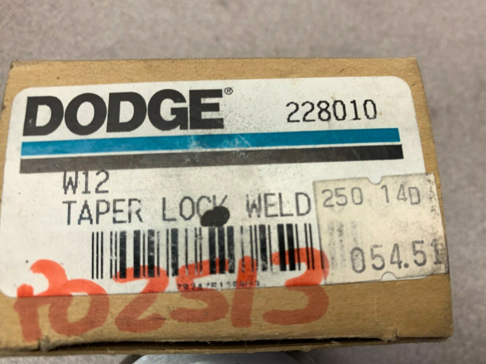 NEW IN BOX DODGE W12 BEARING 228010