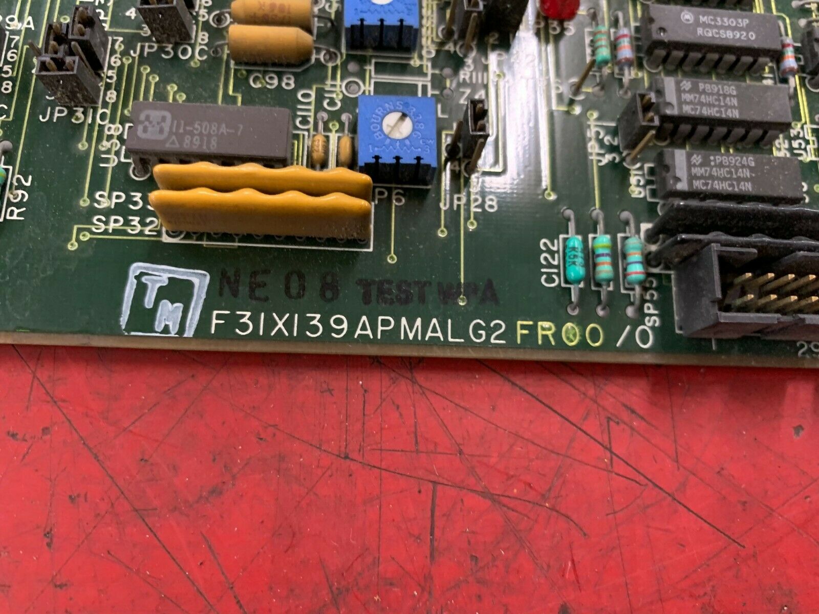 USED GENERAL ELECTRIC F31X139APMALG2 FR00/0 CIRCUIT BOARD 531X139APMAKM7