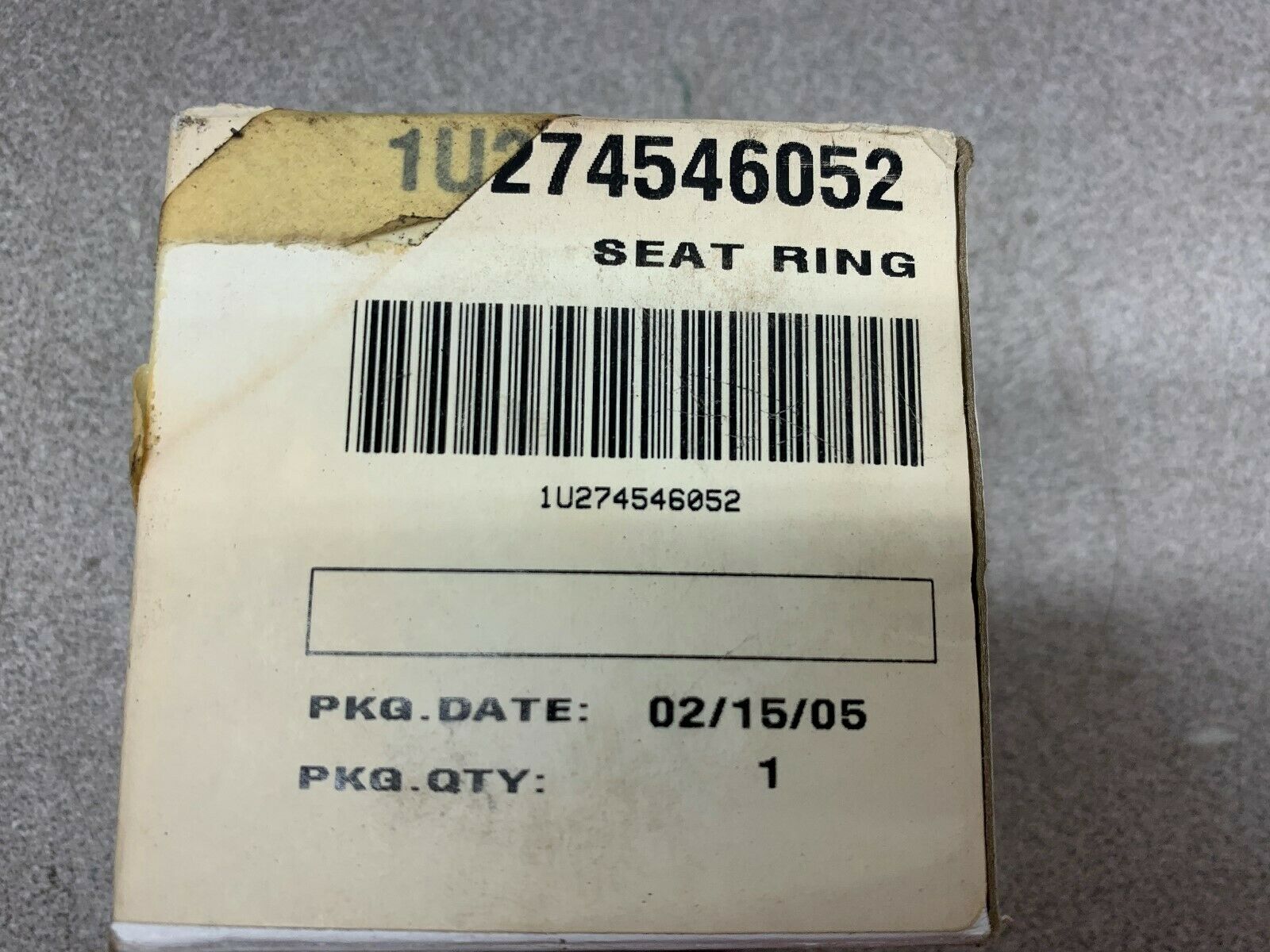 NEW IN BOX FISHER SEAT RING 1U274546052