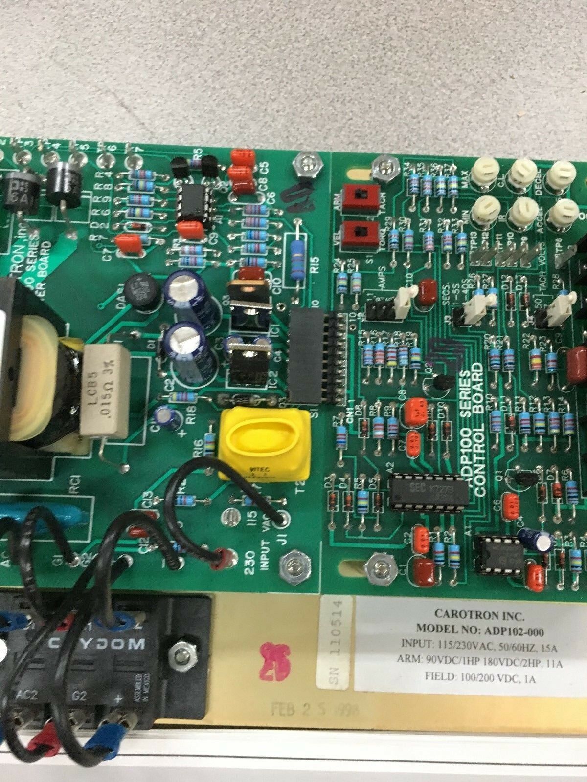 USED CAROTRON DRIVE BOARD ADP102-000