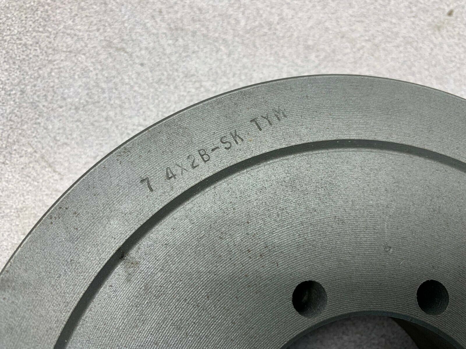 NEW NO BOX TB WOODS SHEAVE 2GROOVE 2.7X1.75X7.69IN .63IN PITCH 74X2B-SK TYM