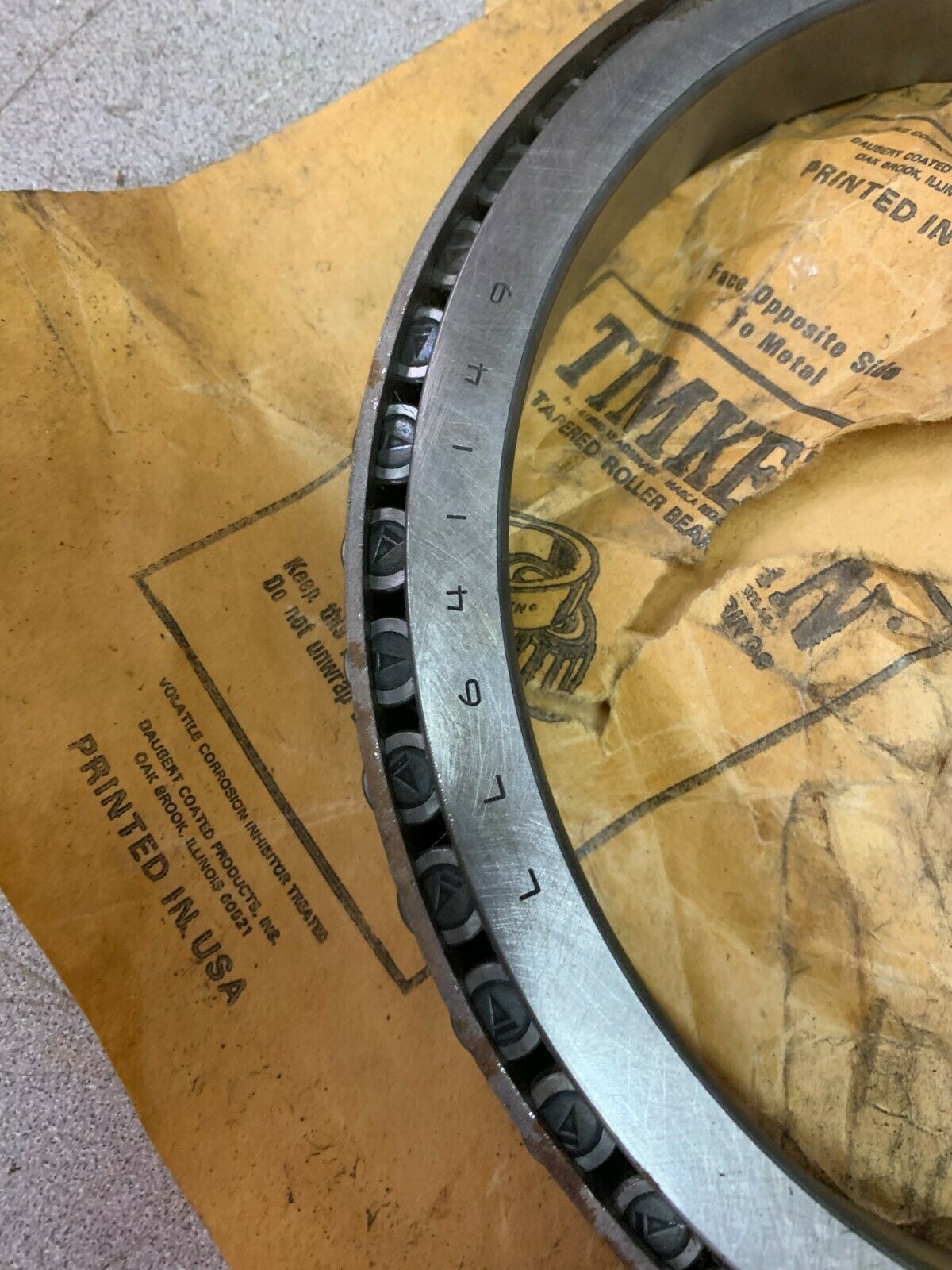 NEW NO BOX TIMKEN TAPERED ROLLER CONE BEARING LL641149