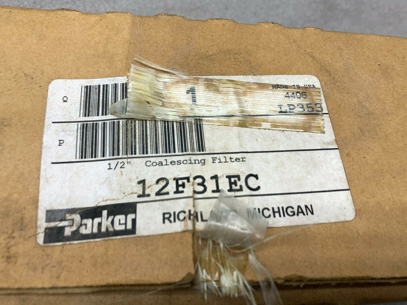 NEW IN BOX PARKER FILTER 12F31EC