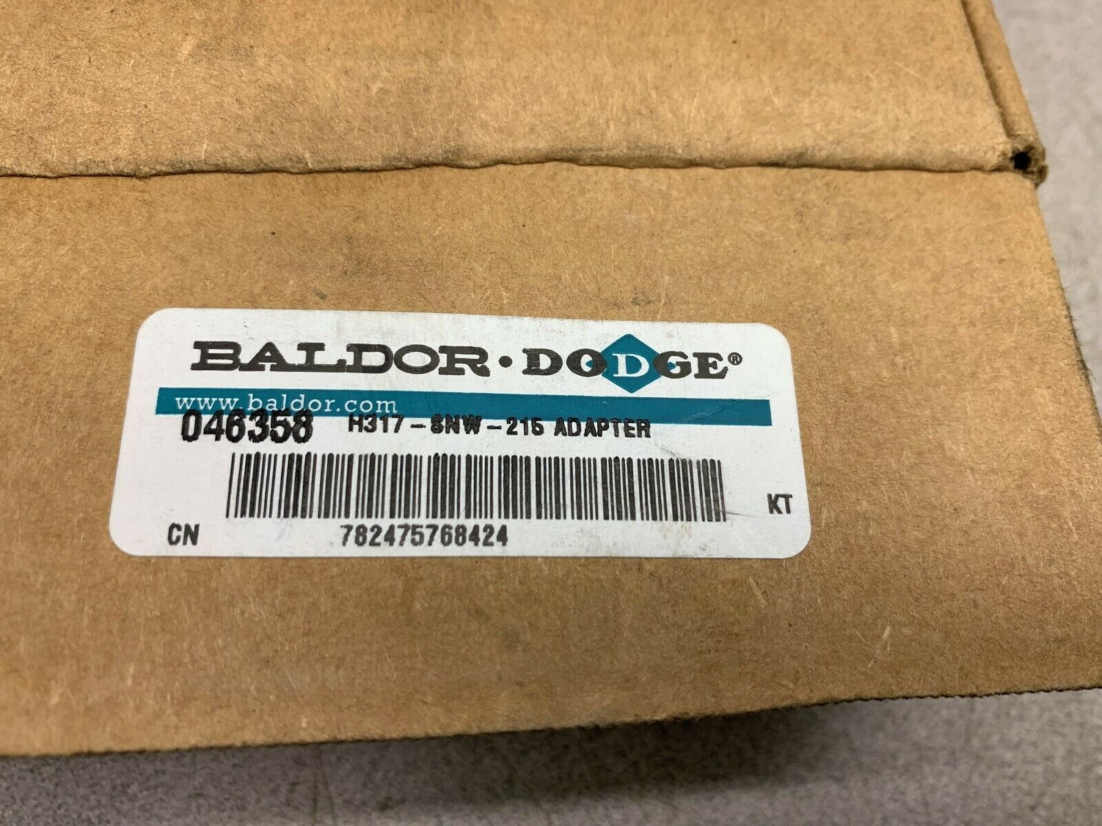 NEW IN BOX BALDOR 046358 BEARING H317-8NW-216