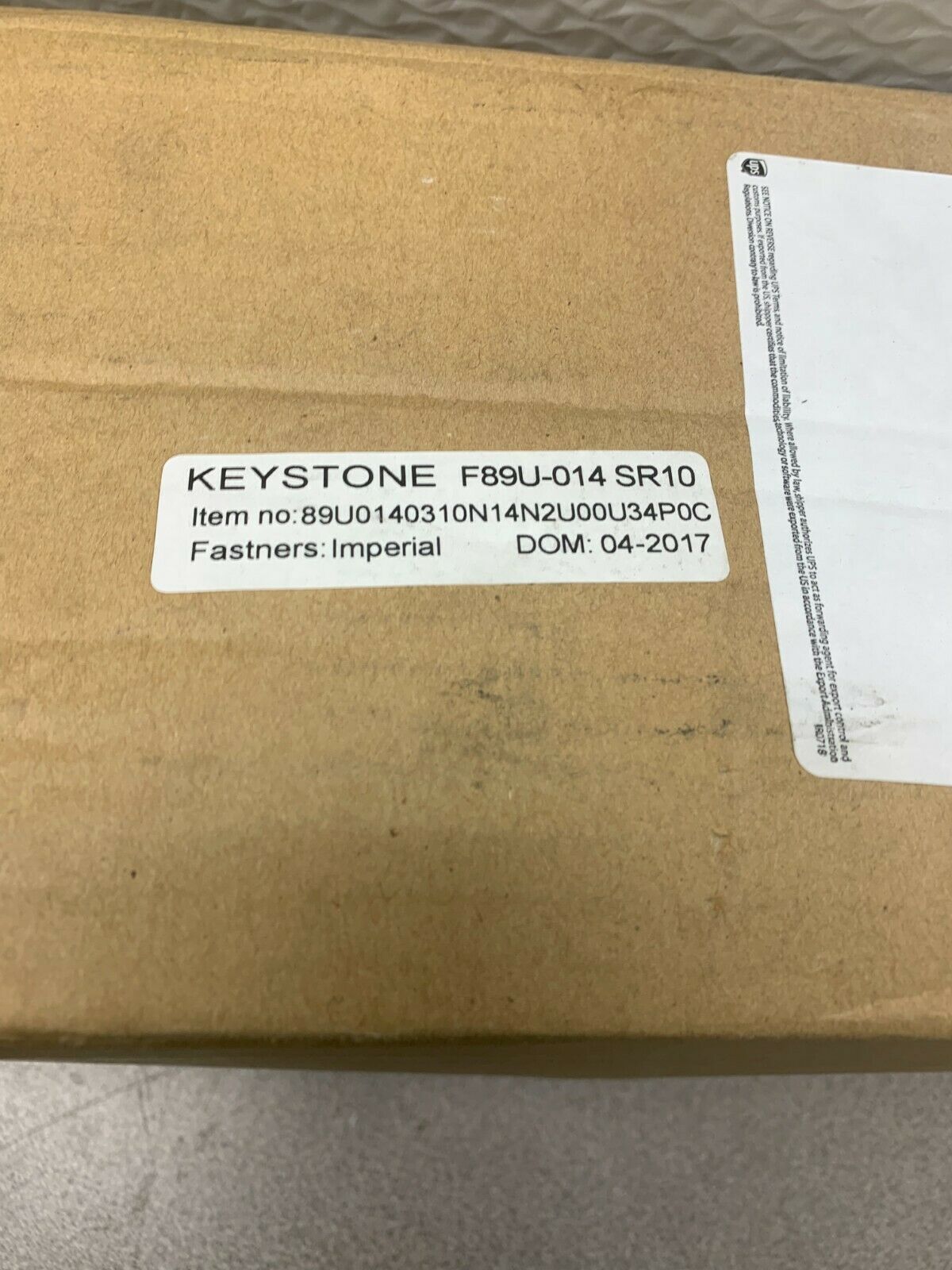 NEW IN BOX PENTAIR KEYSTONE PNEUMATIC RACK & PINION ACTUATOR F89U-014 SR10