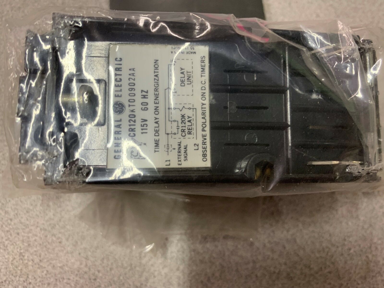 NEW IN BOX GE TIME DELAY CR120KT00902AA