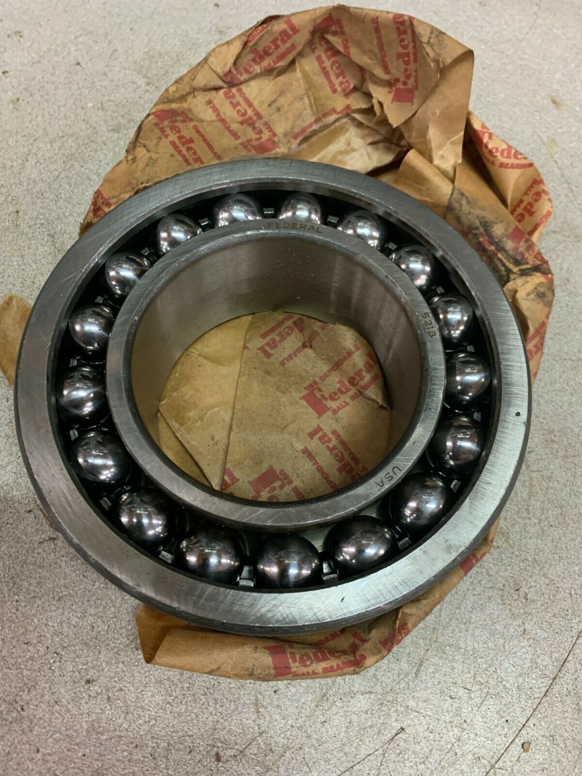 NEW NO BOX FEDERAL ROLLER BALL BEARING 5218