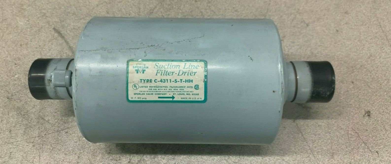 NEW NO BOX SPORLAN SUCTION LINE FILTER DRIER C-4311-S-T-HH