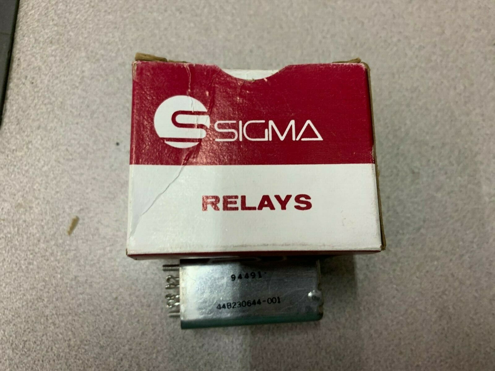 NEW IN BOX SIGMA RELAY 22RJCC94491