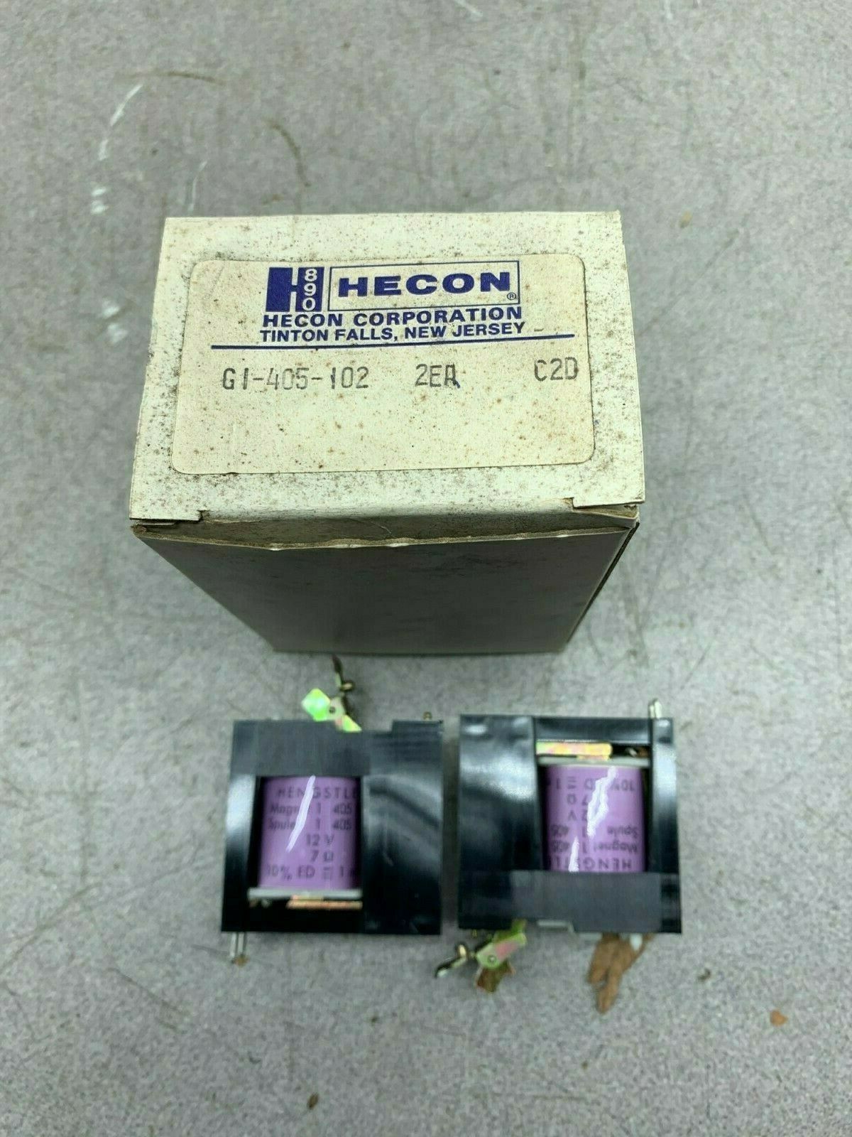 BOX OF 2 NEW IN BOX HECON ELECTROMAGNET UNIT G1-405-102