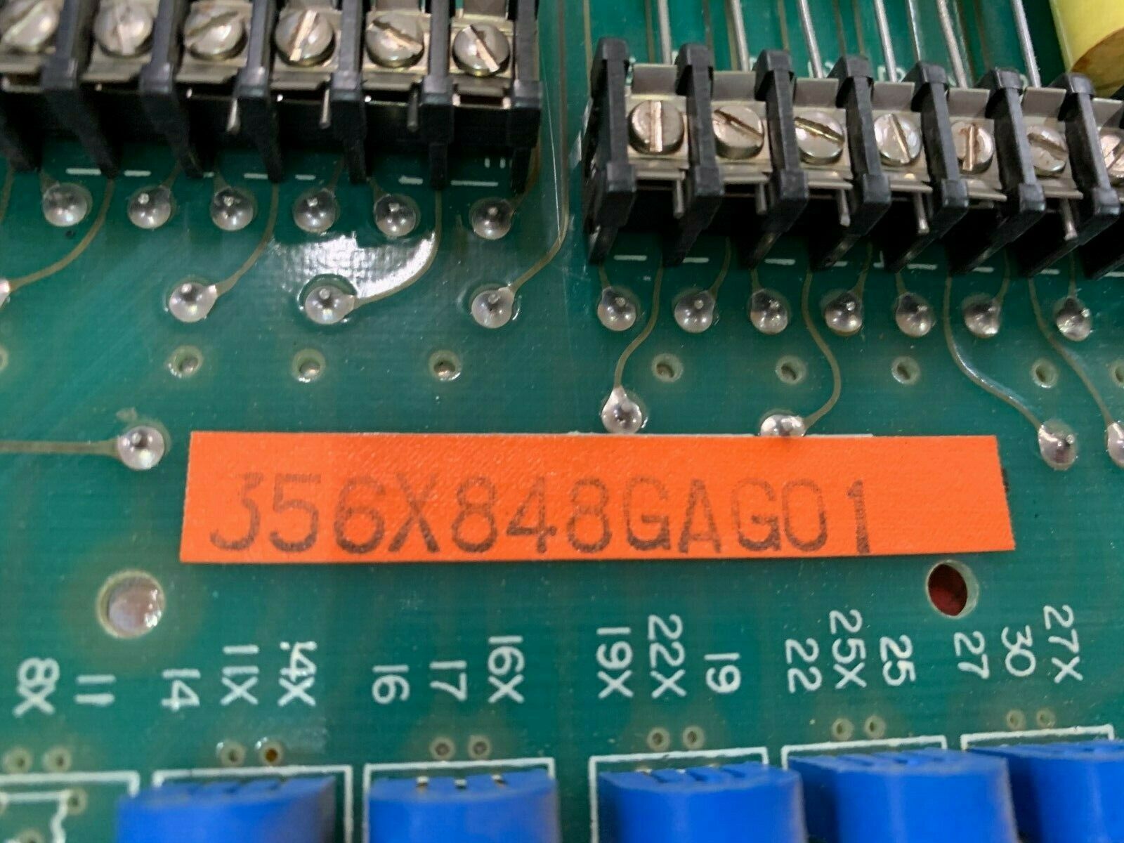 USED GENERAL ELECTRIC 356X848GAG01 CIRCUIT BOARD 36A352952AC-A