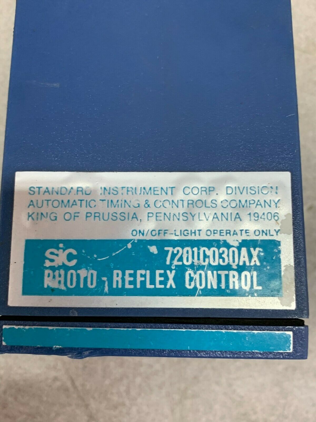 USED ATC PHOTO REFLEX CONTROL SENSOR 7201C030AX