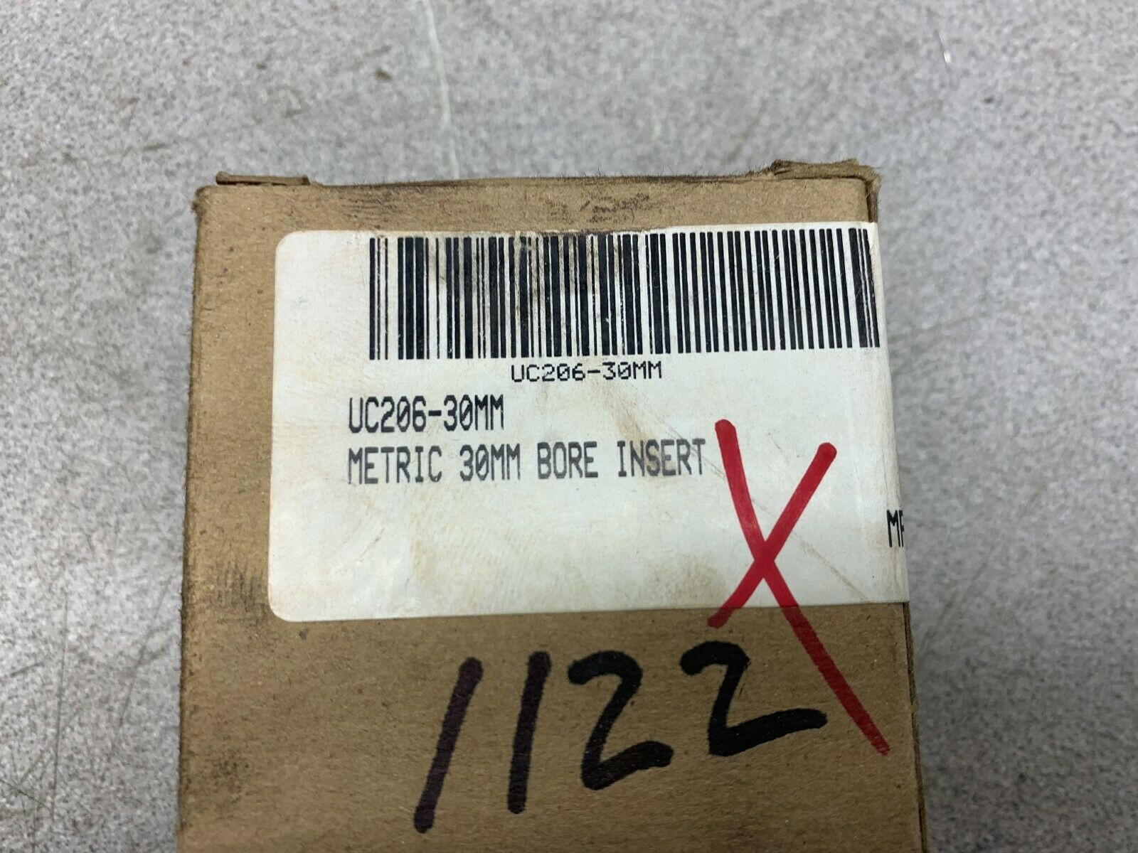 LOT OF 2 NEW IN BOX PEER BEARING UC206-30MM